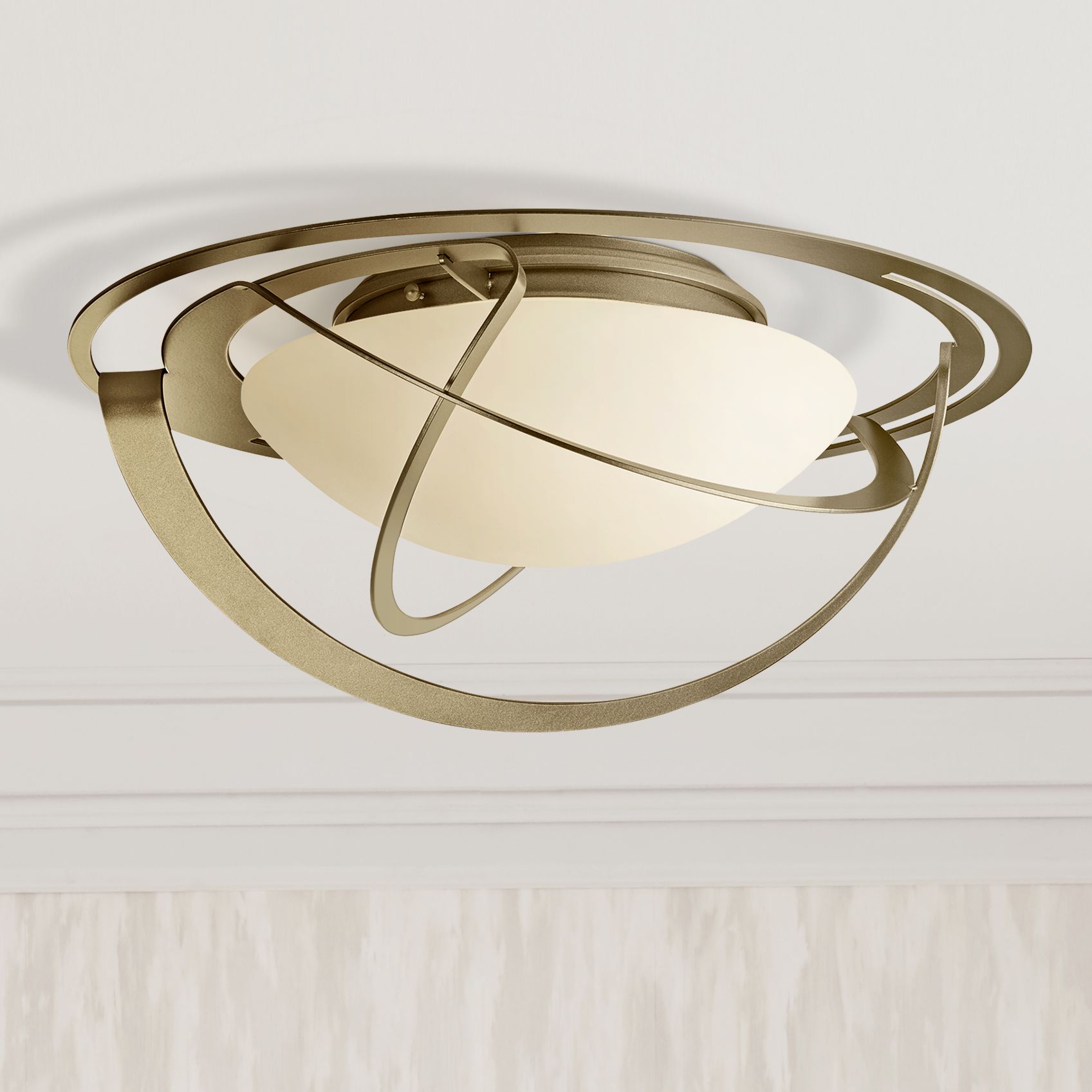 Hubbardton Equinox 21" Wide Soft Gold Ceiling Light 21R96