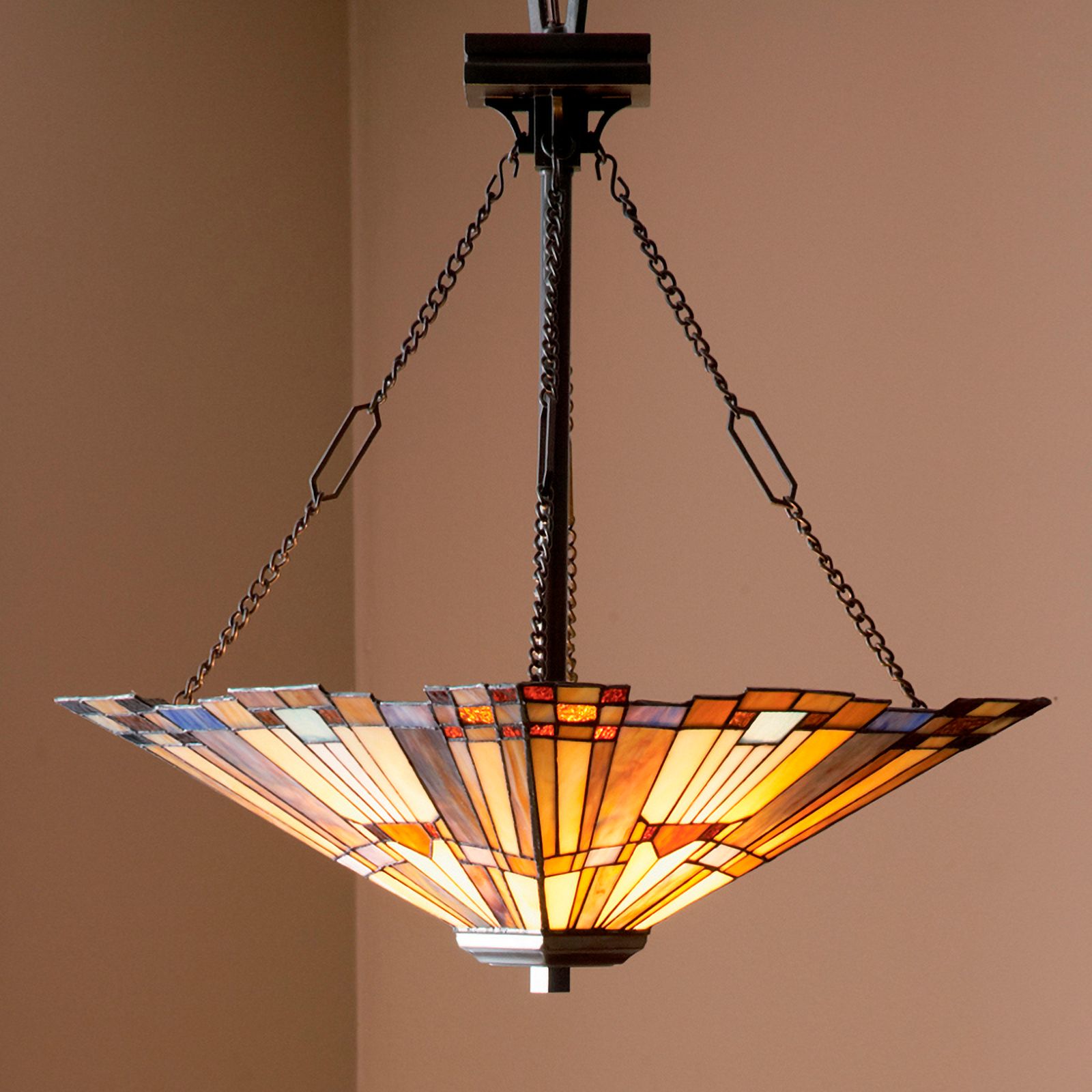 Quoizel TiffanyStyle Inglenook Pendant Chandelier 28411 Lamps Plus