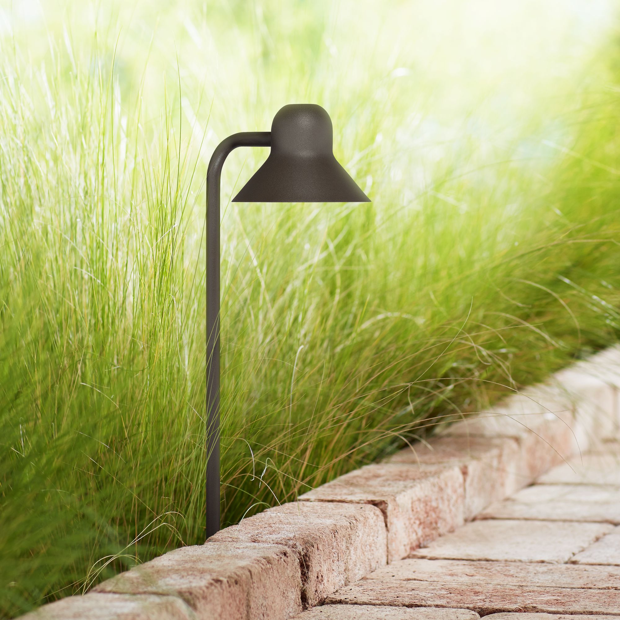 Jayce 18 1/2" High Bronze LED Landscape Path Light 2C500 Lamps Plus