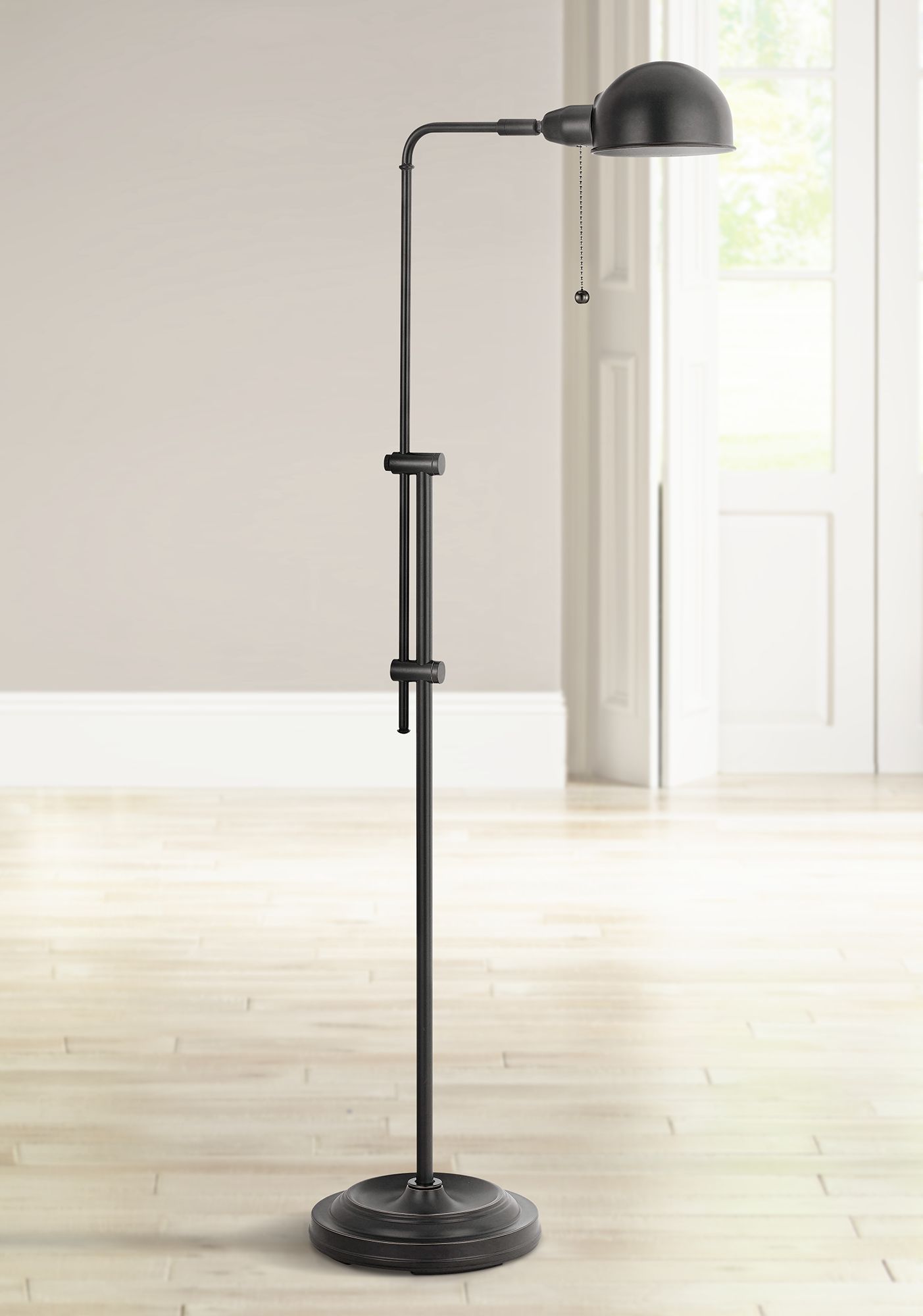 Tamber Bronze Adjustable Pharmacy Floor Lamp 2F130 Lamps Plus