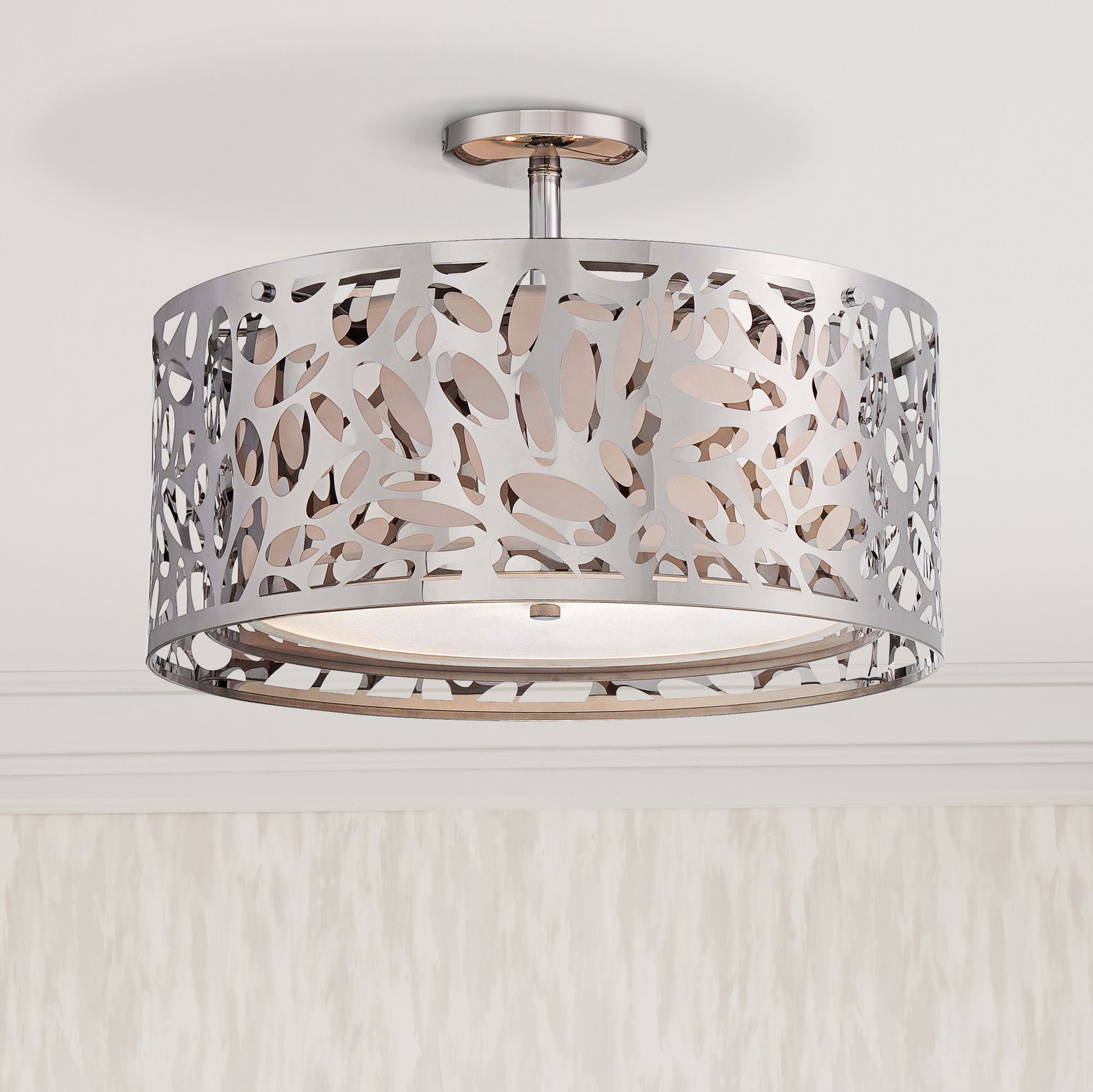 Kovacs Layover 18 1/4" Wide Chrome Ceiling Light 2J228