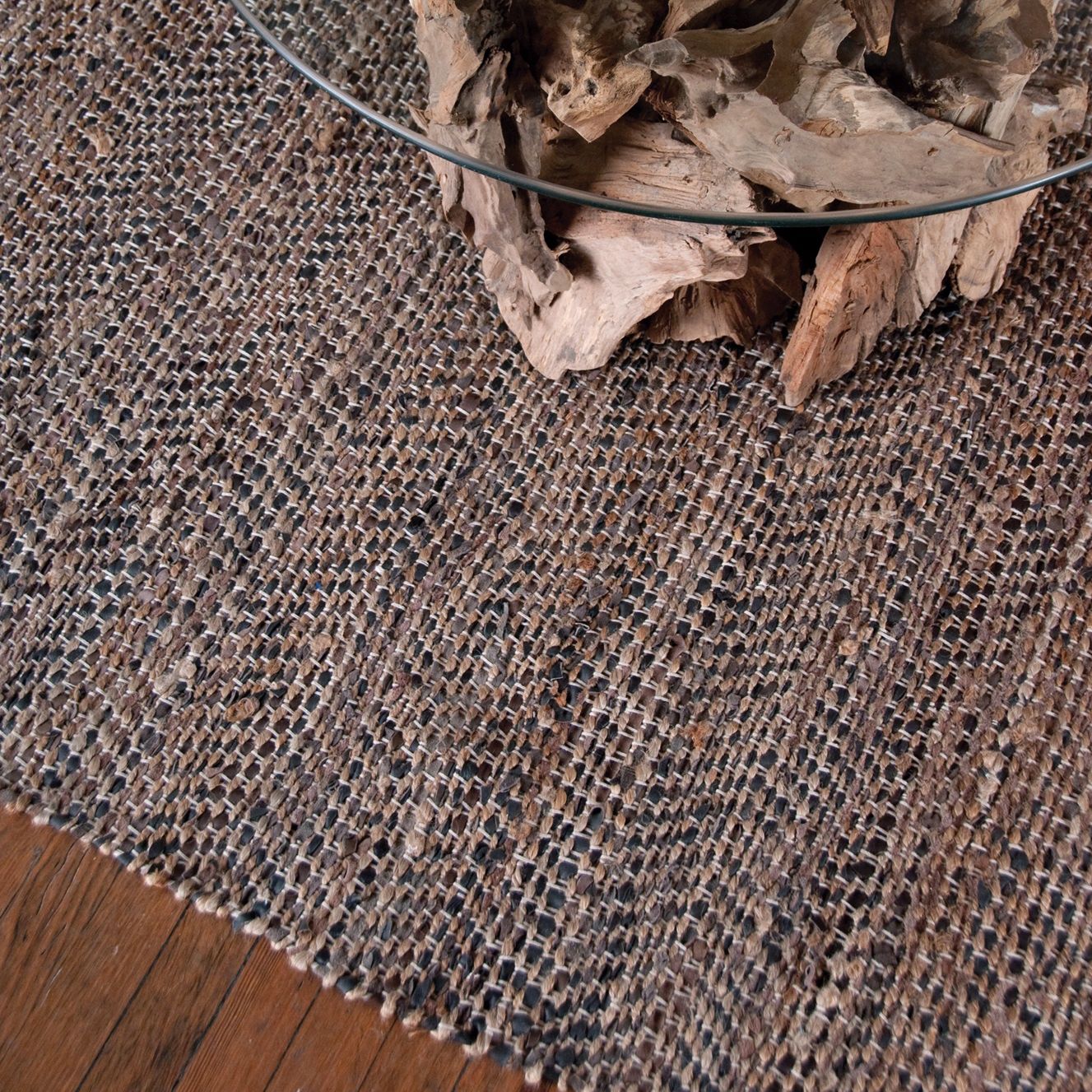 Uttermost Tobais 71001 Black and Tan Area Rug 2K383 Lamps Plus