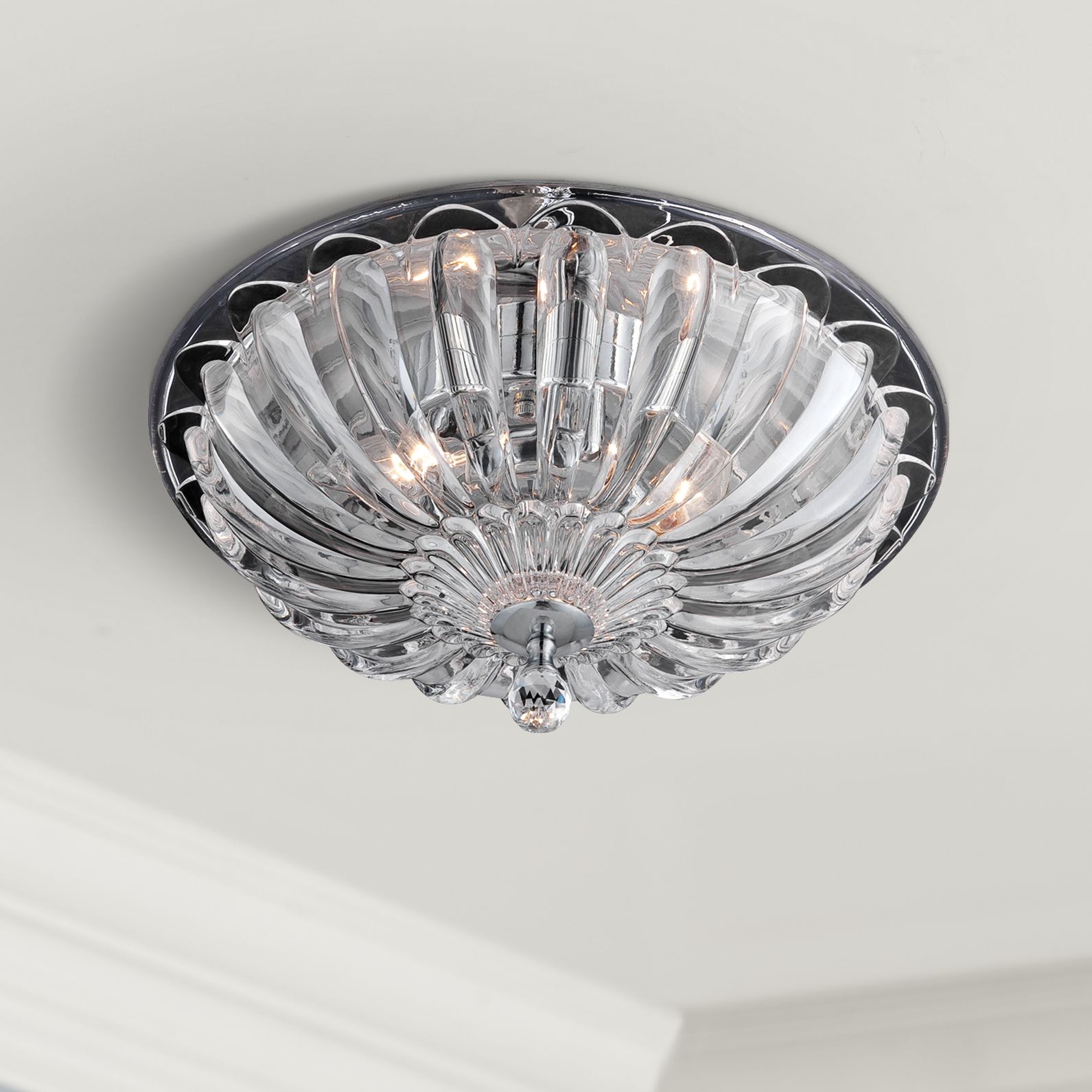 Scalloped Ceiling Light Fixture kanariyareon