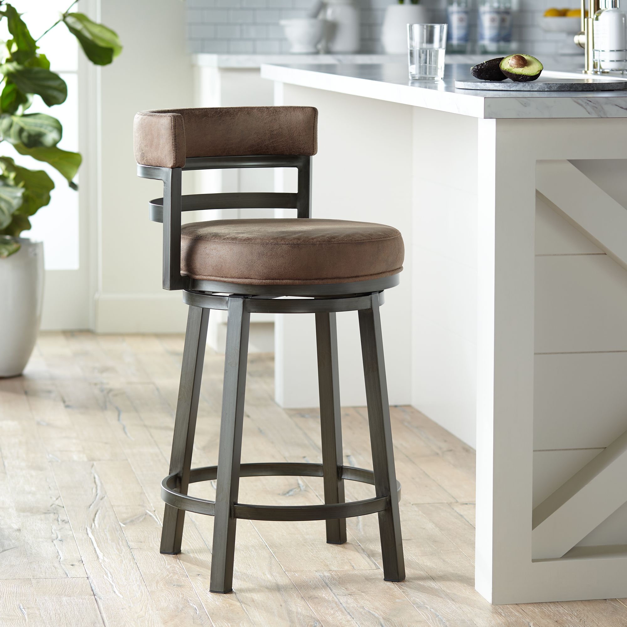 kitchen counter stools swivel Step Inside the 2019 Real Simple Home
