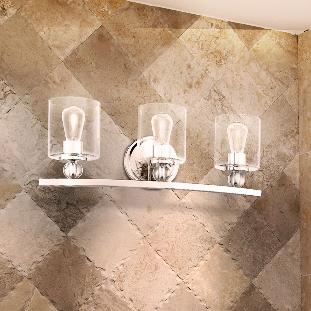 Studio 5 24" Wide Polished Nickel 3Light Bath Light 32R09 Lamps Plus