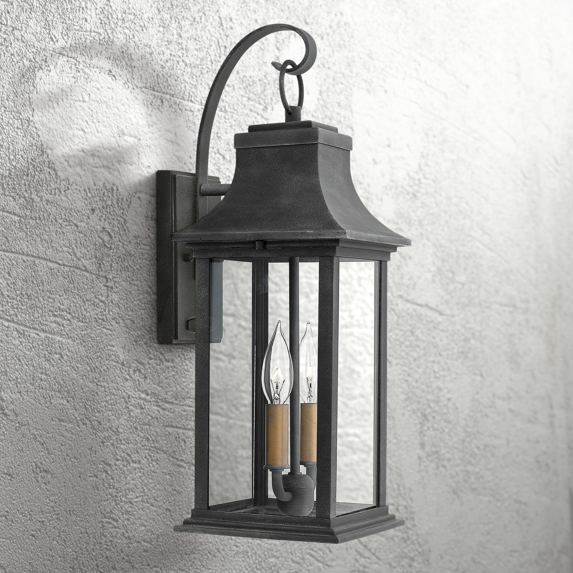 Hinkley Adair 20" High Aged Zinc Outdoor Wall Light 38A75 Lamps Plus