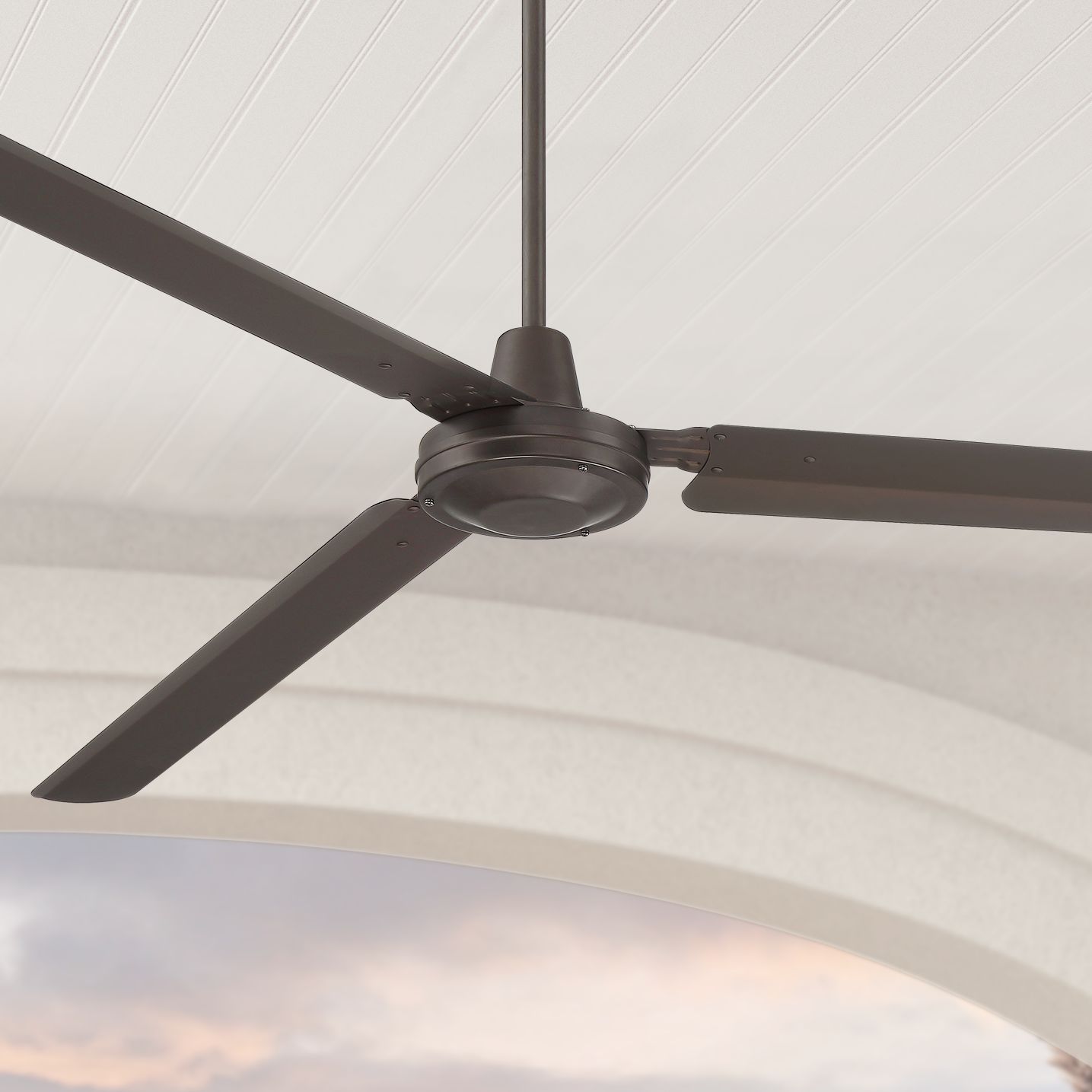 72" Casa Velocity Bronze Damp Ceiling Fan 39P23 Lamps Plus