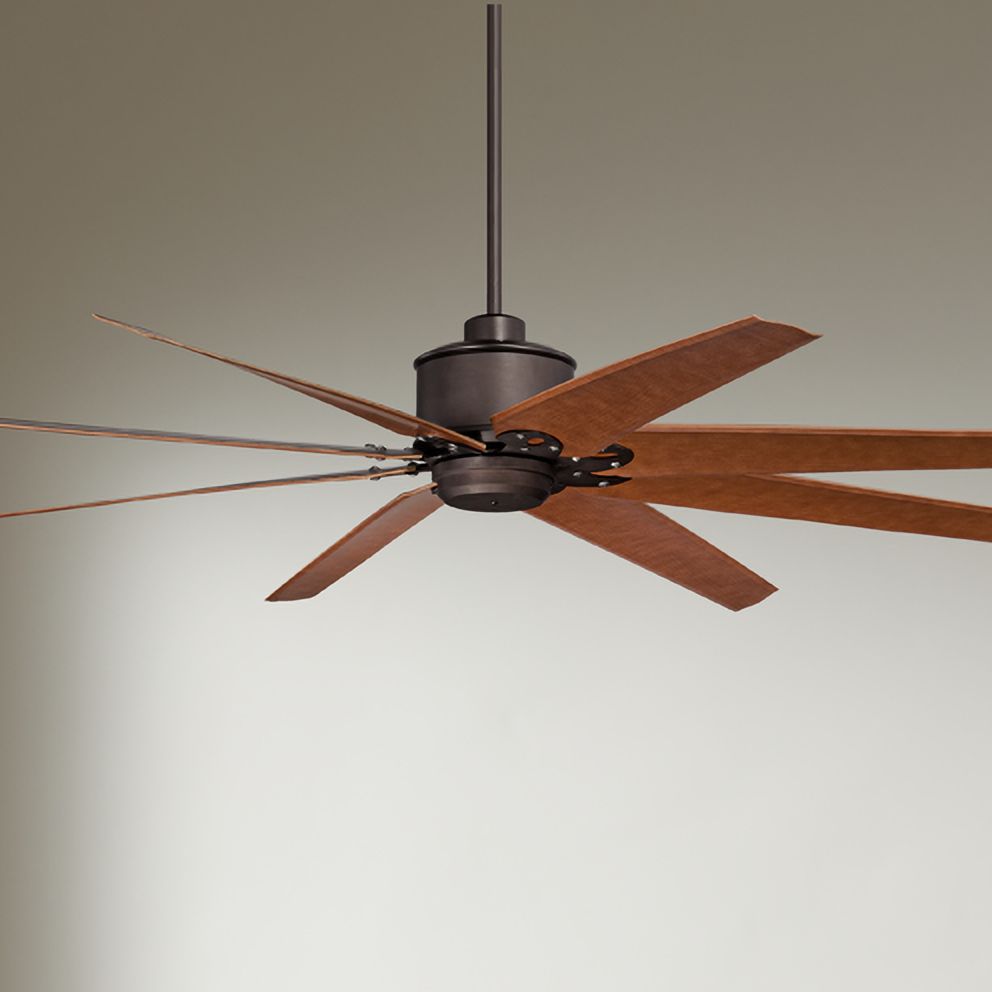 72" Predator English Bronze Outdoor Ceiling Fan 3K535 Lamps Plus