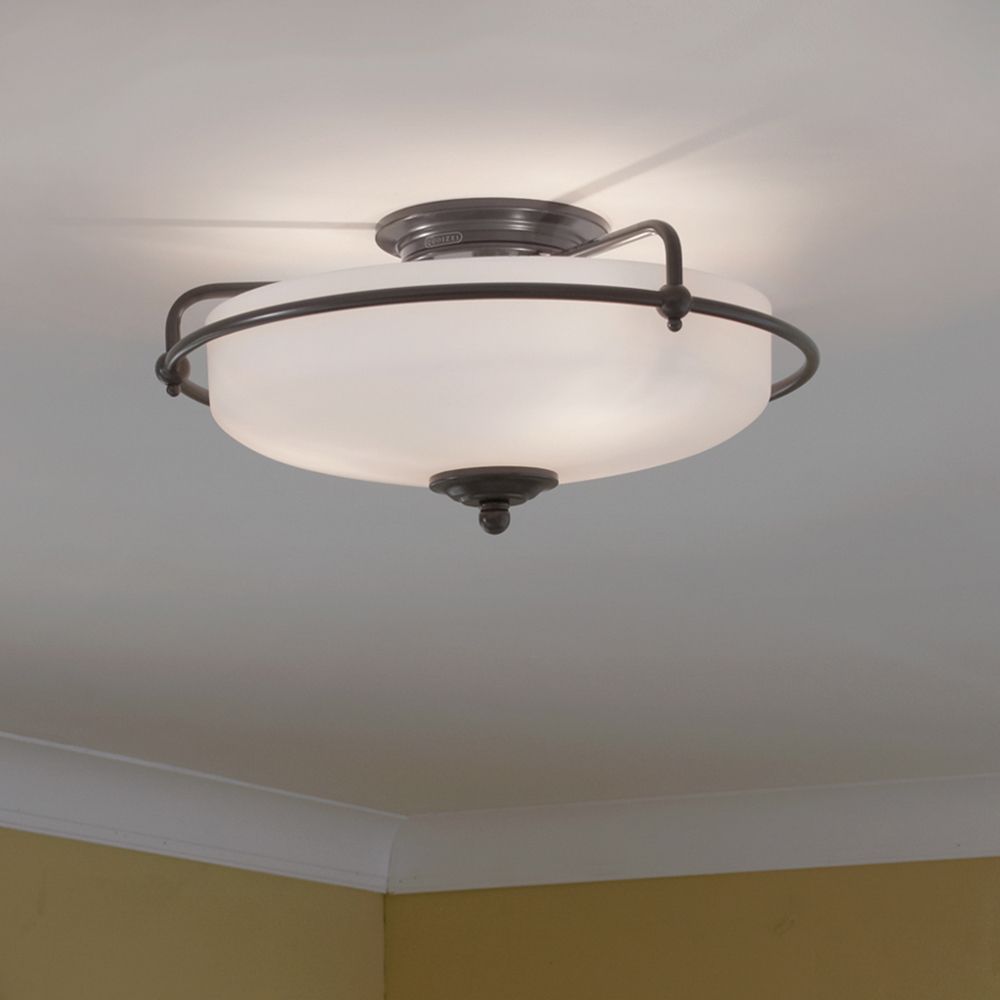 Quoizel Griffin Large Bronze Floating Ceiling Light 3T130 Lamps Plus