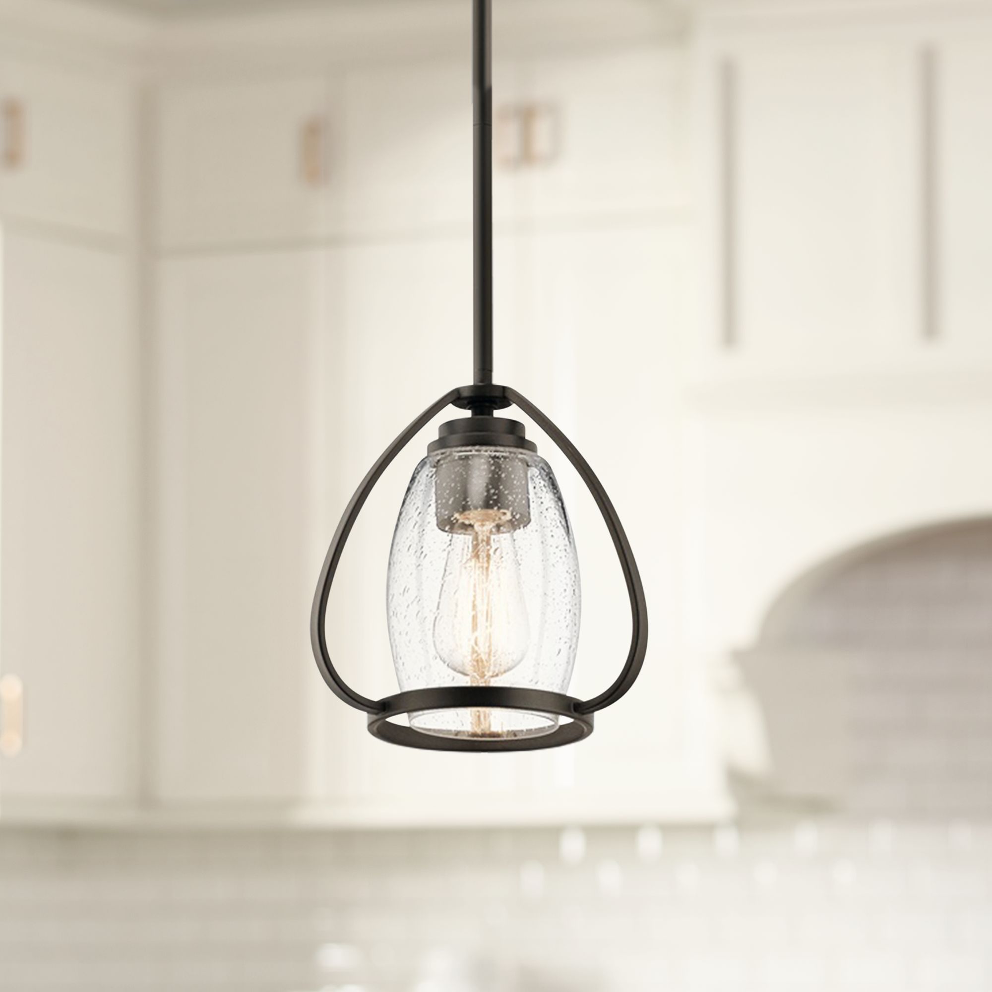 Kichler Tuscany 9" Wide Oiled Bronze Mini Pendant 42X59 Lamps Plus