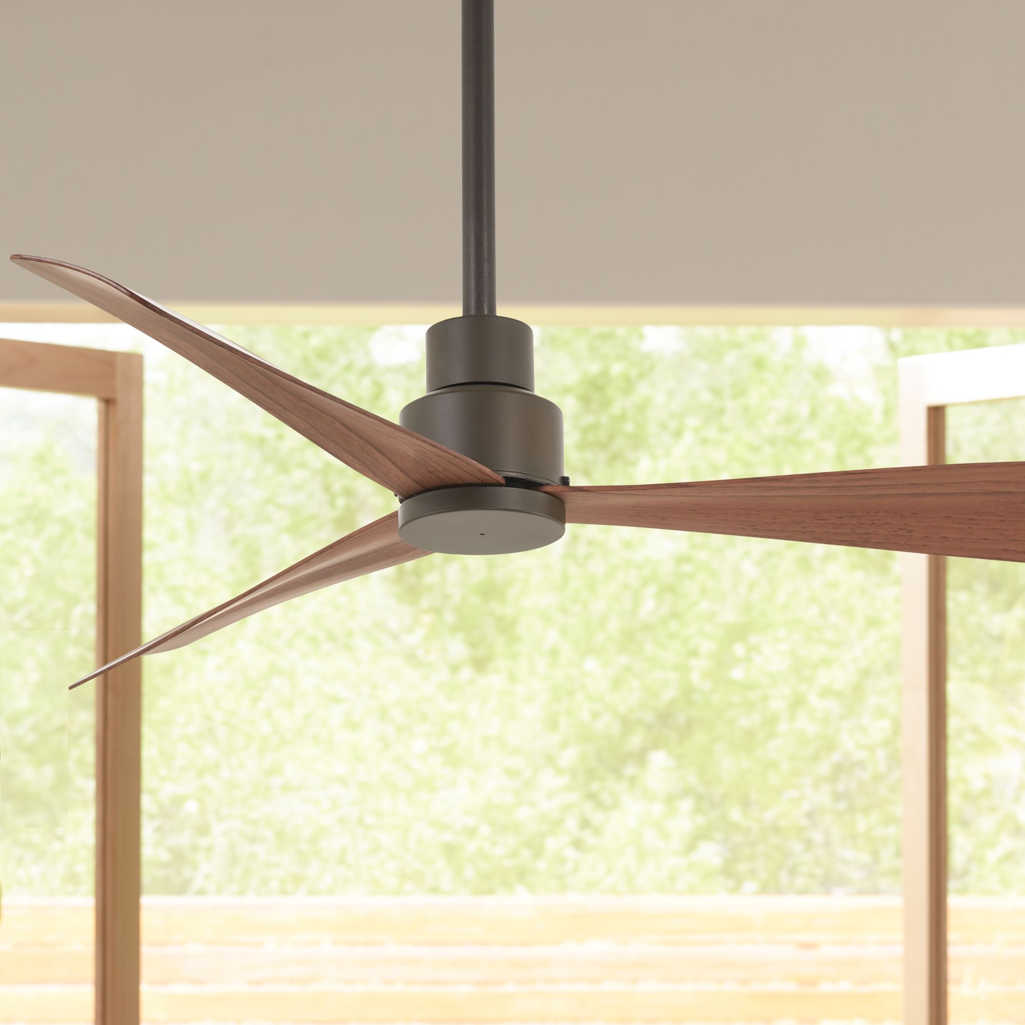 44" Minka Aire Simple OilRubbed Bronze Outdoor Ceiling Fan 45X96