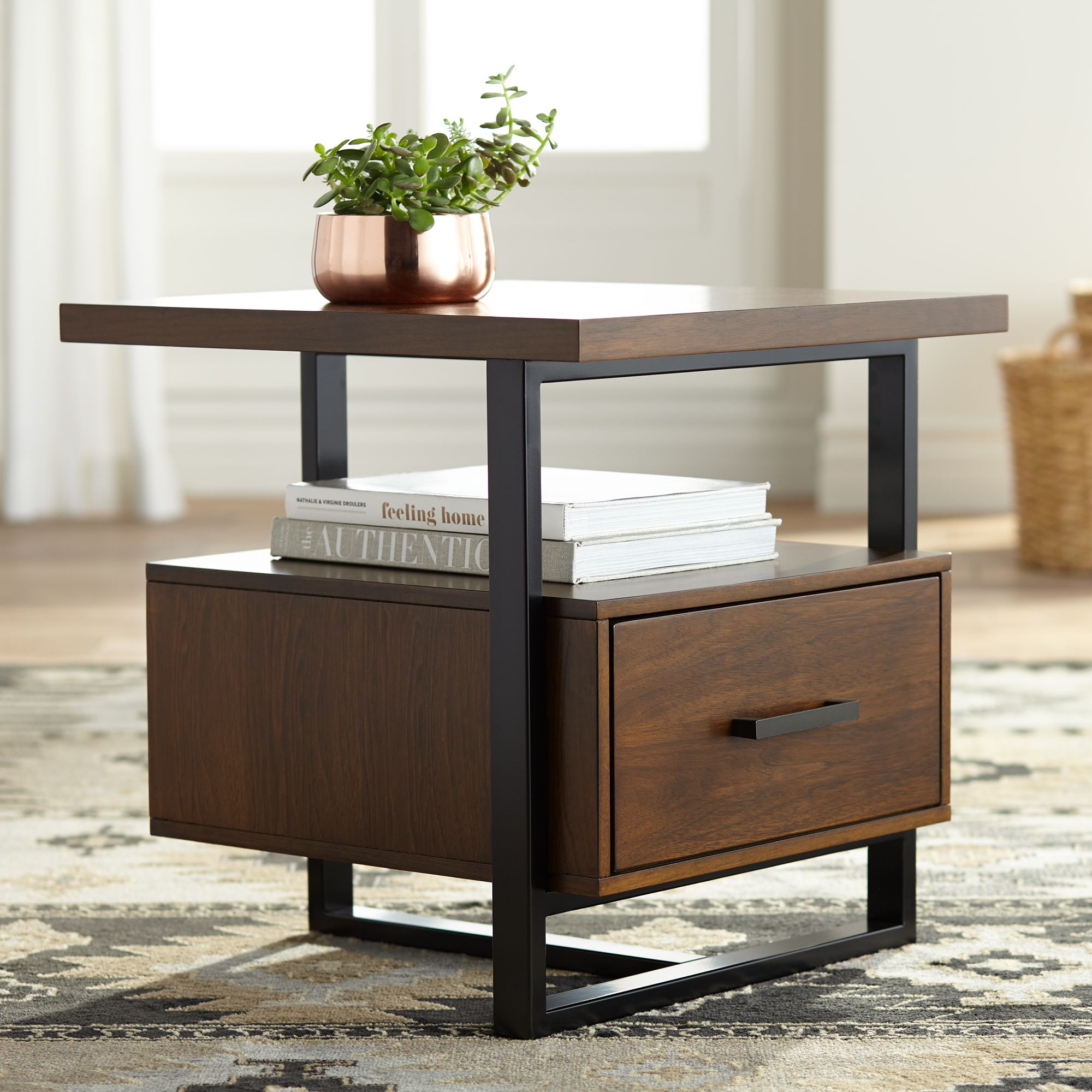 Long End Table With Drawers Decoration Examples