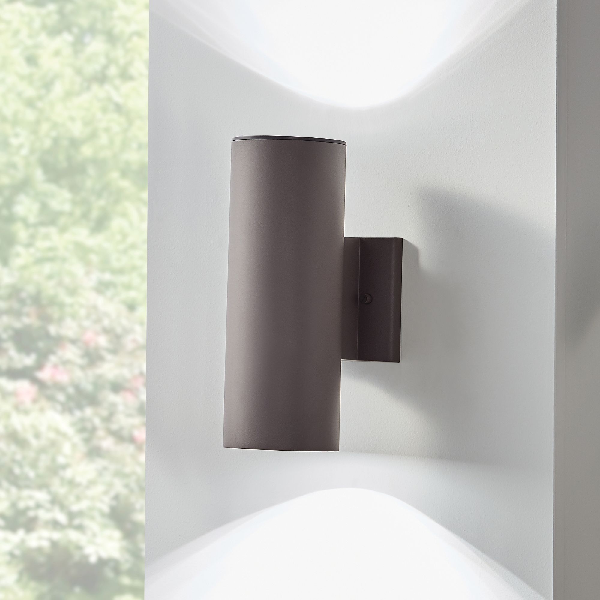 Kichler Elba 12 1/4"H LED Bronze Outdoor Up/Down Wall Light 4N184