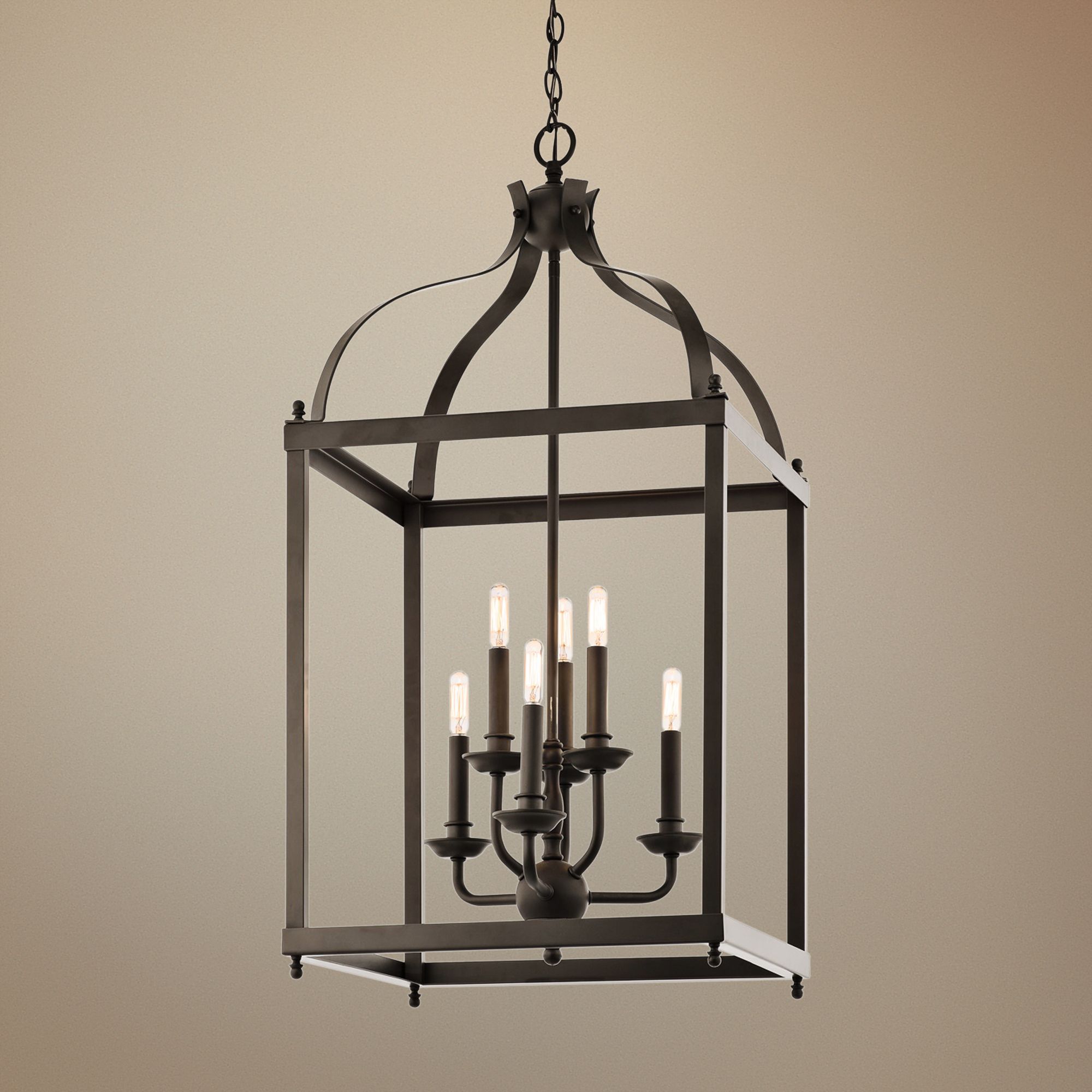 Kichler Larkin 18" Wide Olde Bronze 6Light Foyer Pendant 4W067