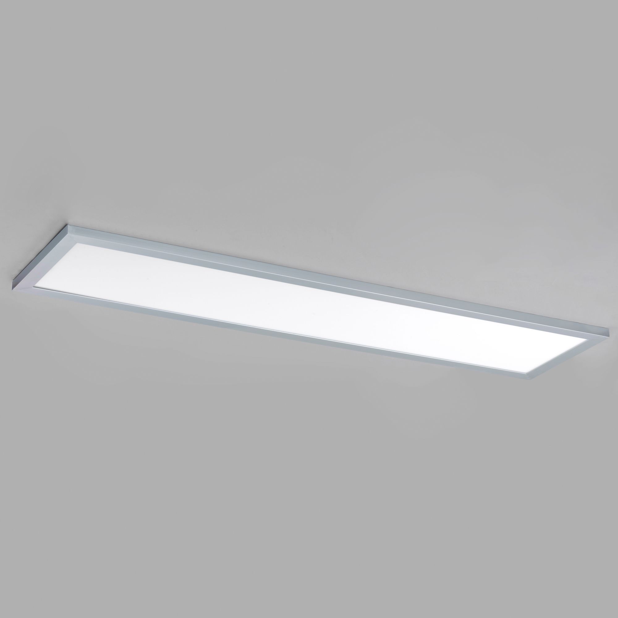 Maxim Sky Panel 48" Wide Brushed Aluminum LED Ceiling Light 53V74