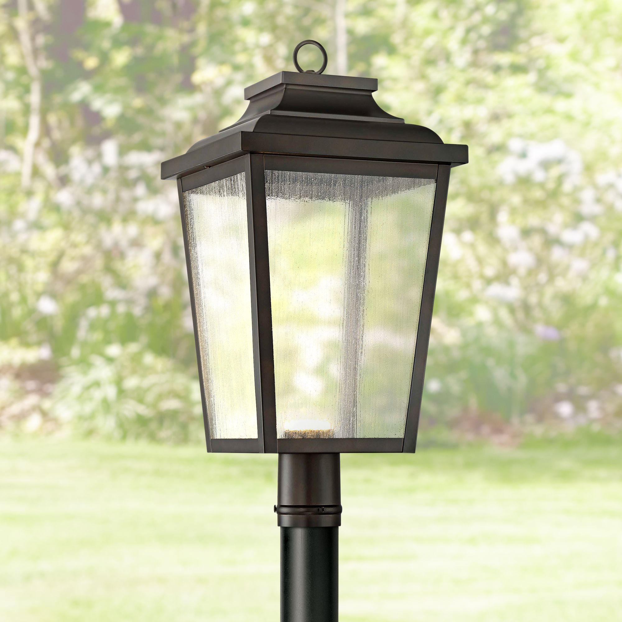 Irvington Manor 24 1/4" High Bronze LED Outdoor Post Light