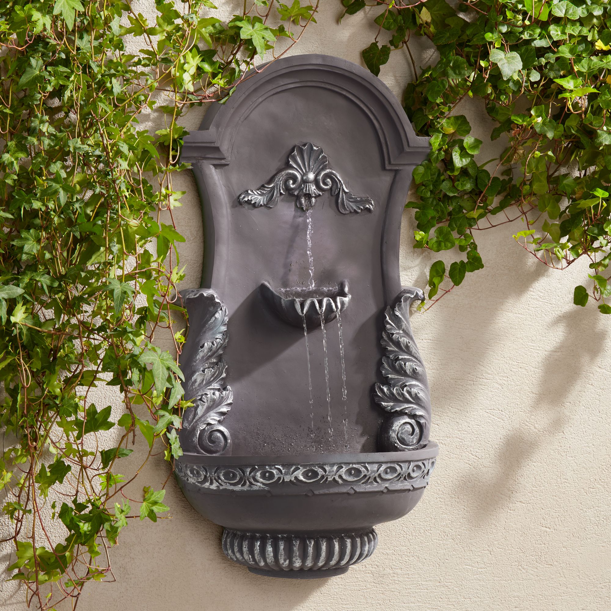 Tivoli Bronze Ornate 33" High Wall Fountain 55375 Lamps Plus