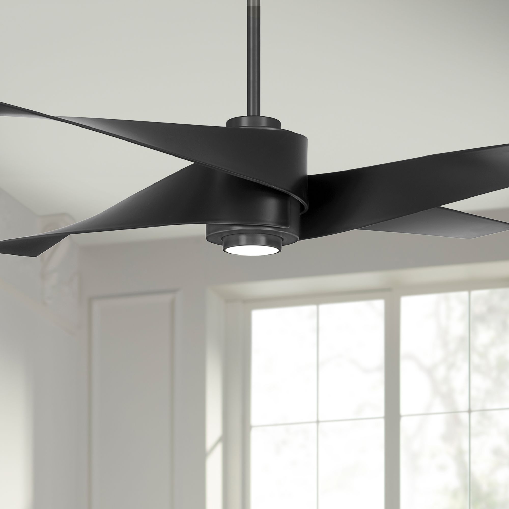 64" Minka Aire Artemis IV Gun Metal DC Ceiling Fan with Remote 58C39