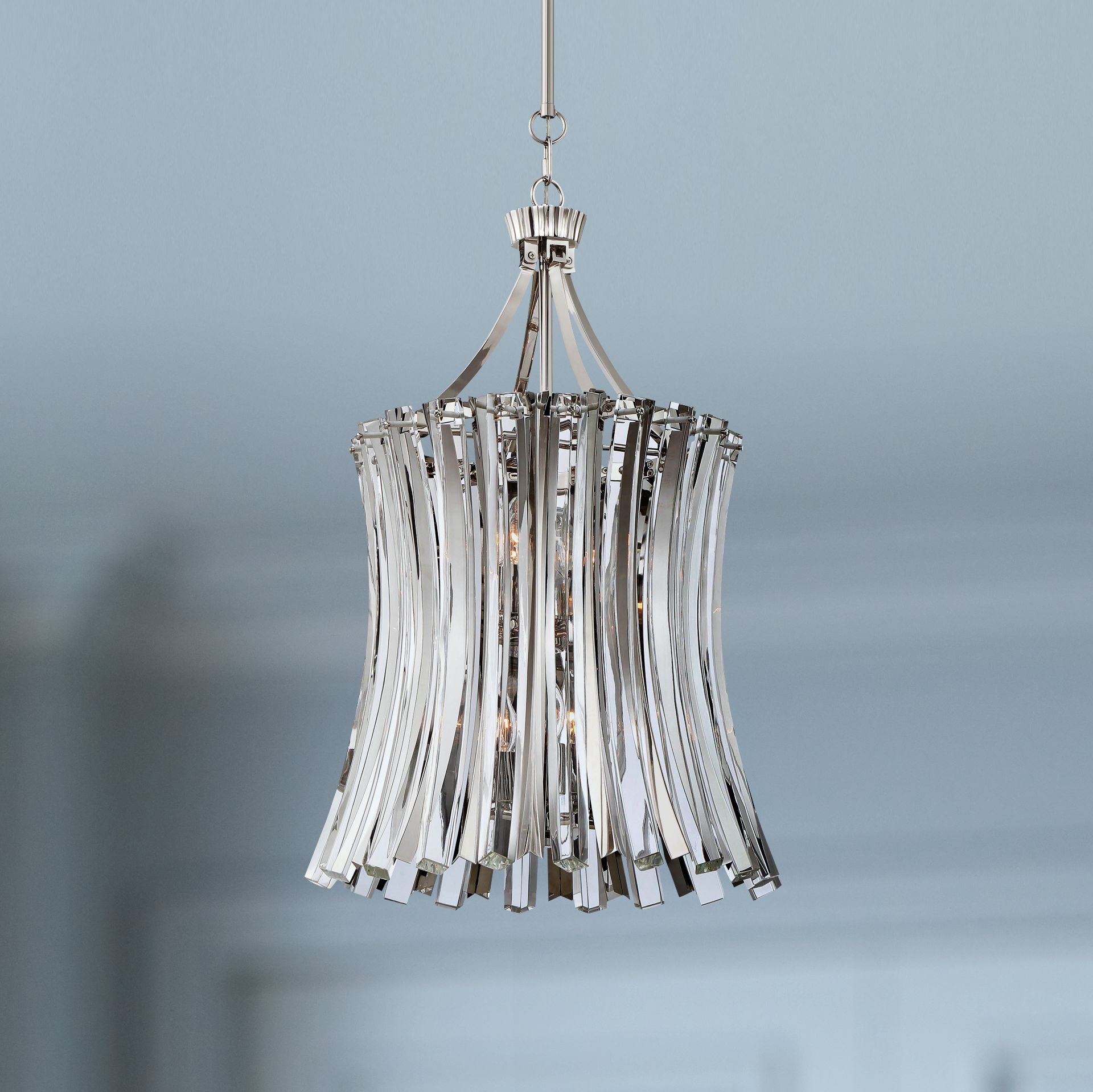 Elegance Royale 16" Wide Crystal Foyer Pendant Light 58F58 Lamps Plus