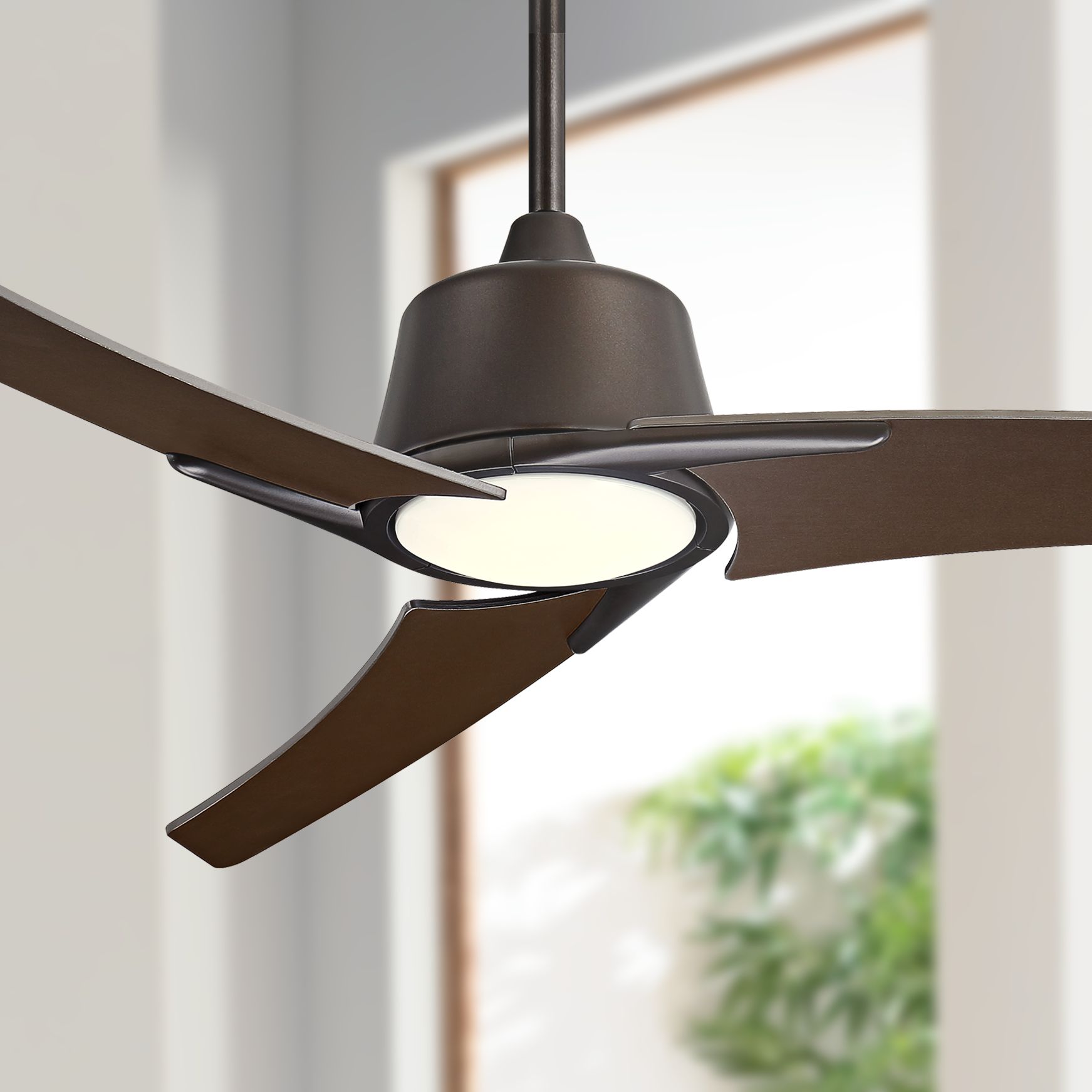 48" Casa Vieja Matrix Oil Rubbed Bronze LED Ceiling Fan 58P31