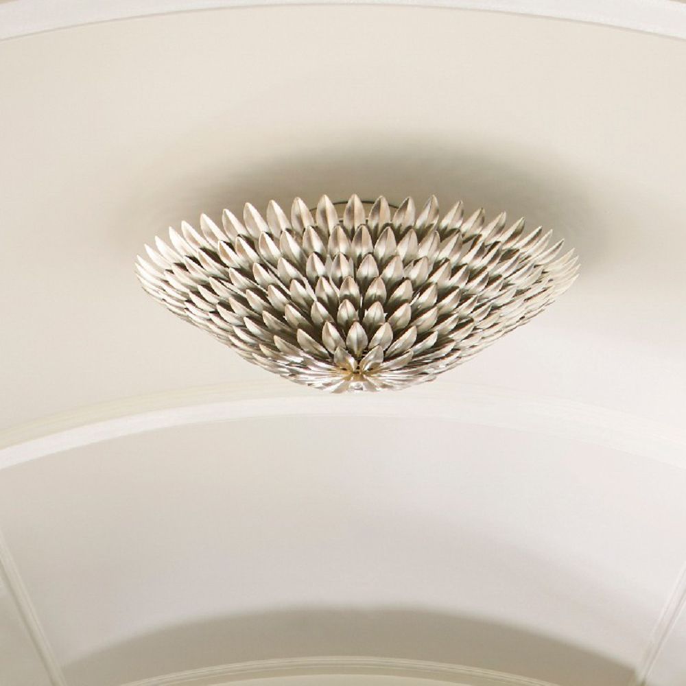 Crystorama Broche 23 3/4" Wide Silver Ceiling Light 5P787 Lamps Plus