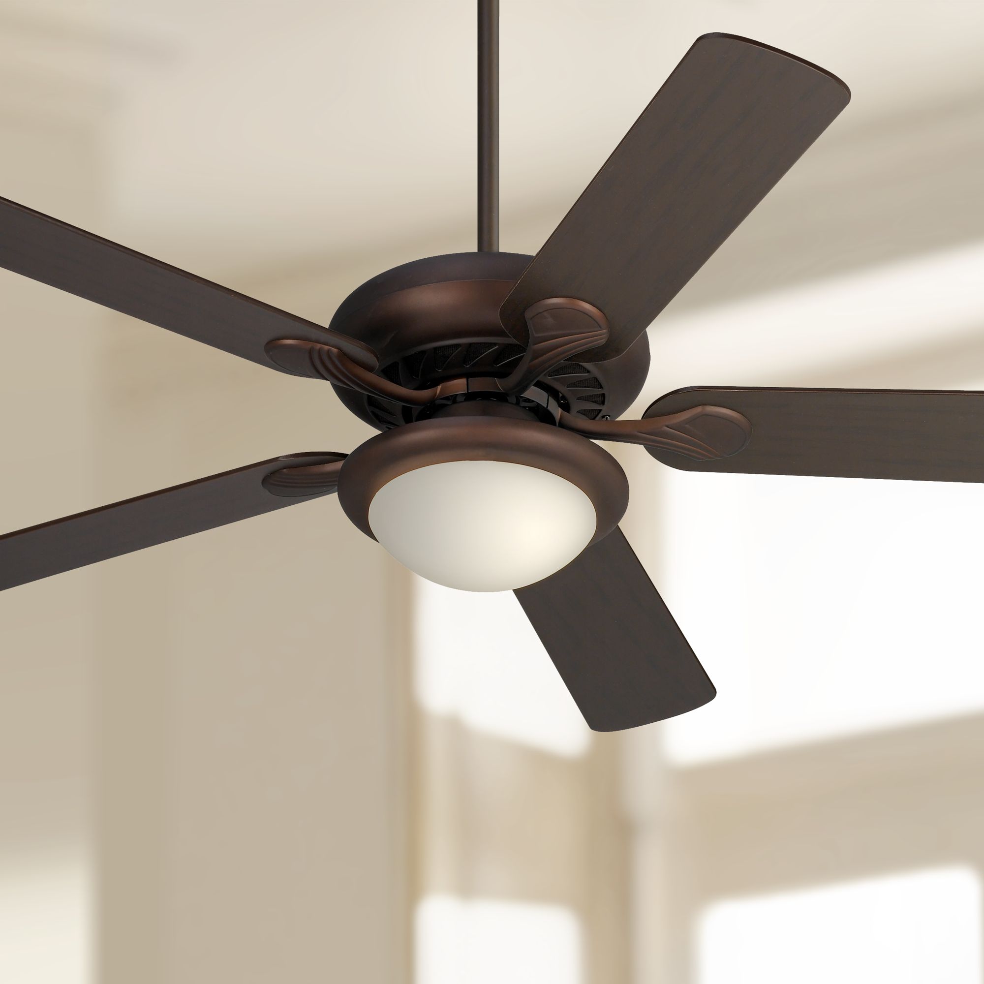 52" Casa Vieja Tempra Oil Rubbed Bronze LED Ceiling Fan 60X79