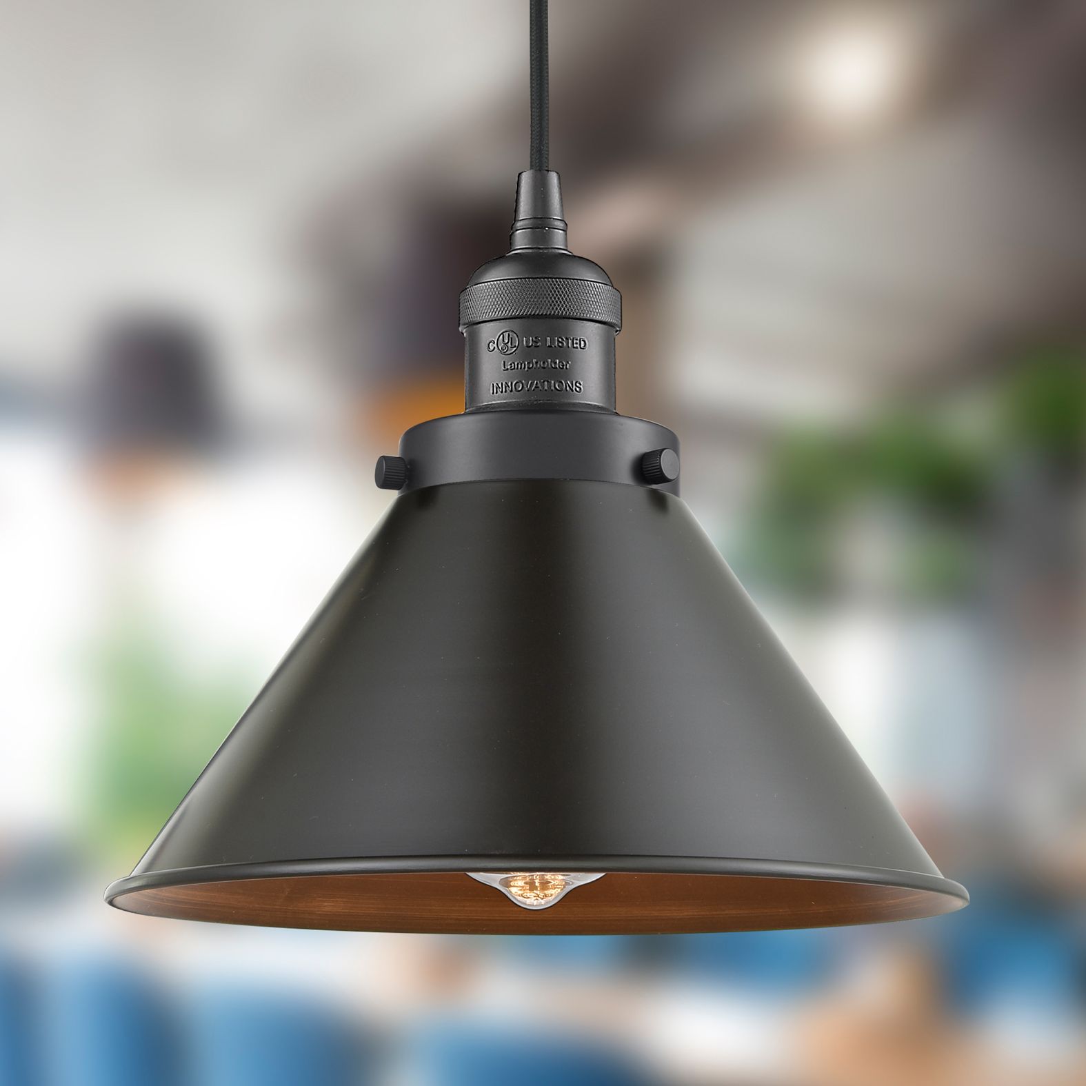 Briarcliff 10" Wide OilRubbed Bronze Mini Pendant 65V85 Lamps Plus