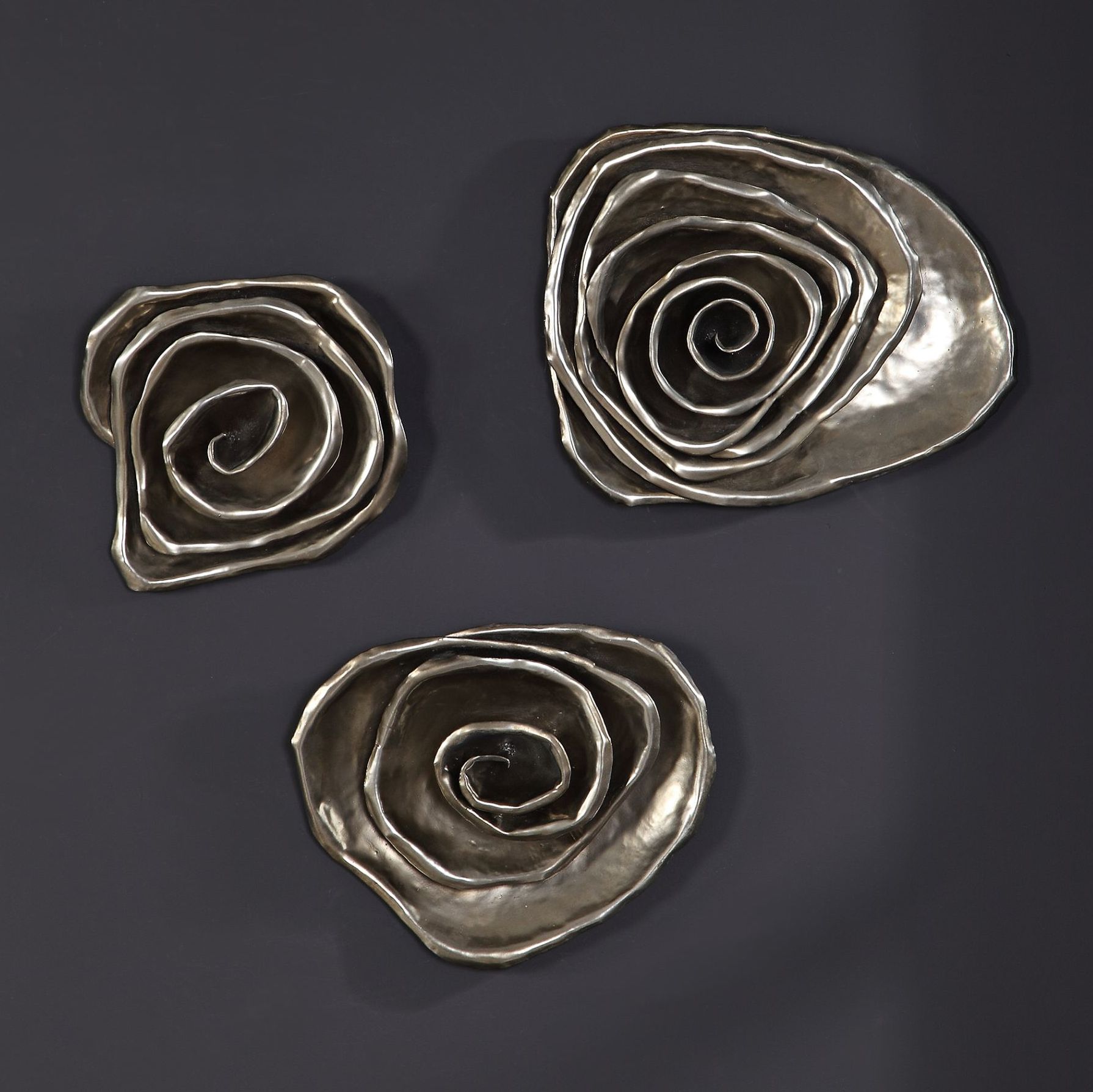 Uttermost Amalie 3Piece Metal Wall Art Set 67J14 Lamps Plus