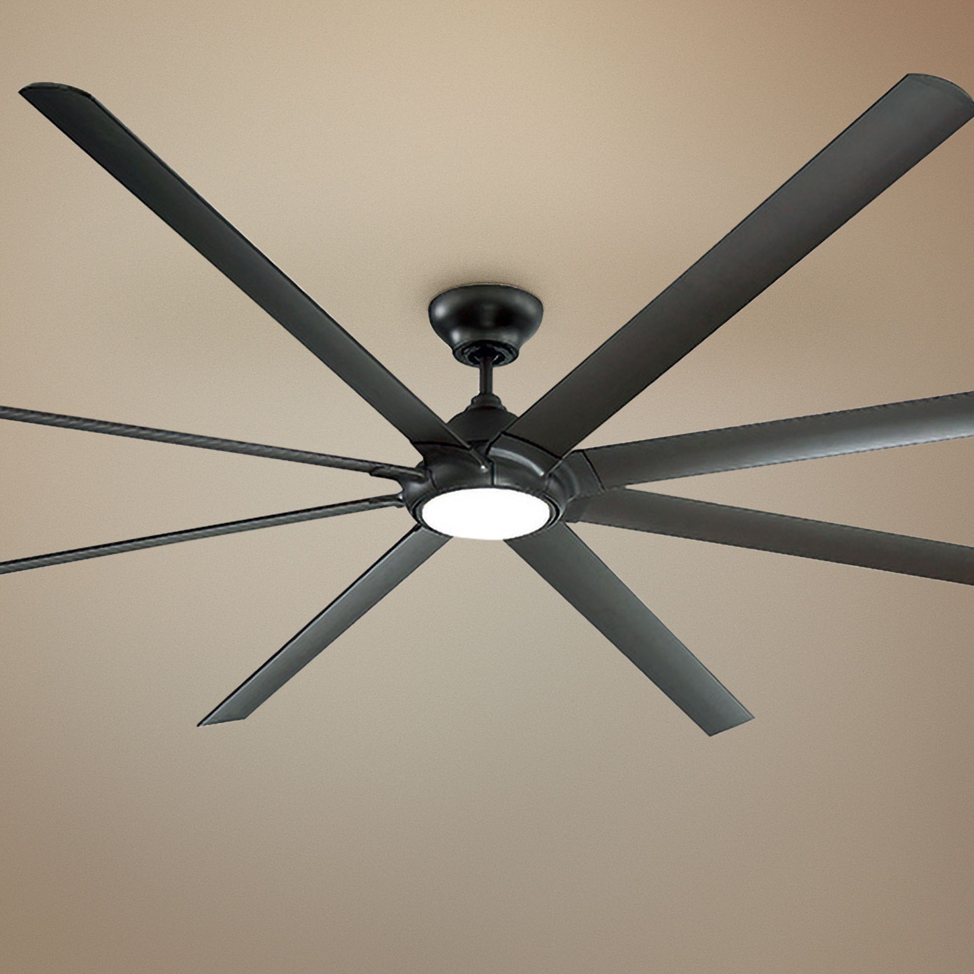 120" Modern Forms Hydra Bronze LED Wet Ceiling Fan 68J75 Lamps Plus