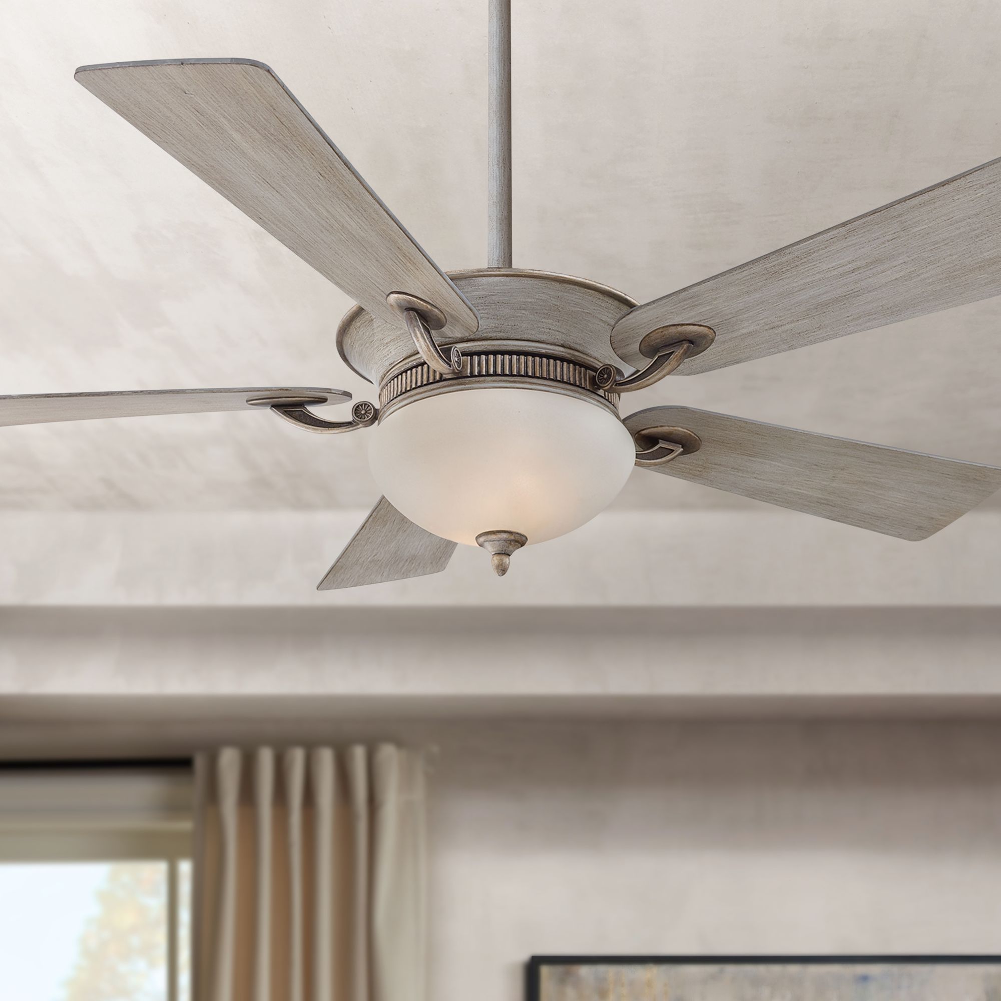52" Minka Aire Delano Driftwood LED Ceiling Fan 694F0 Lamps Plus