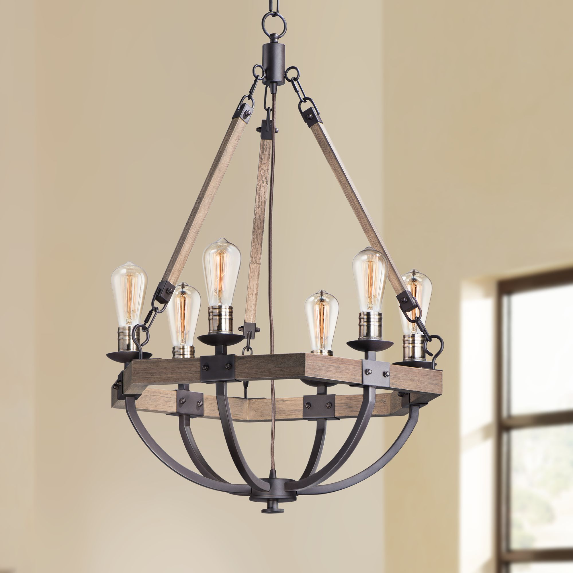 Rustic Foyer Chandeliers Lamps Plus