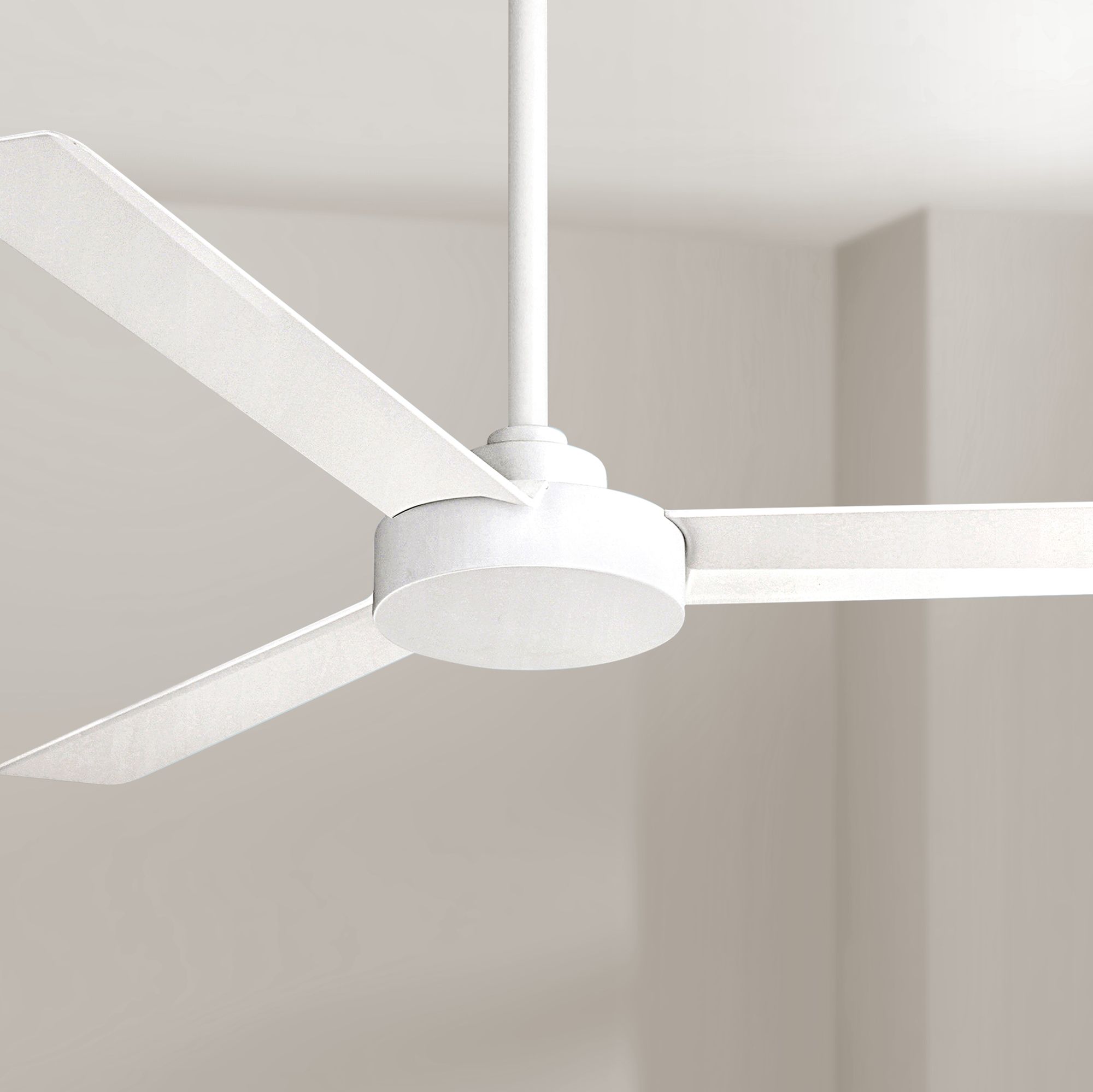 52" Minka Aire Roto Flat White Ceiling Fan 6H278 Lamps Plus