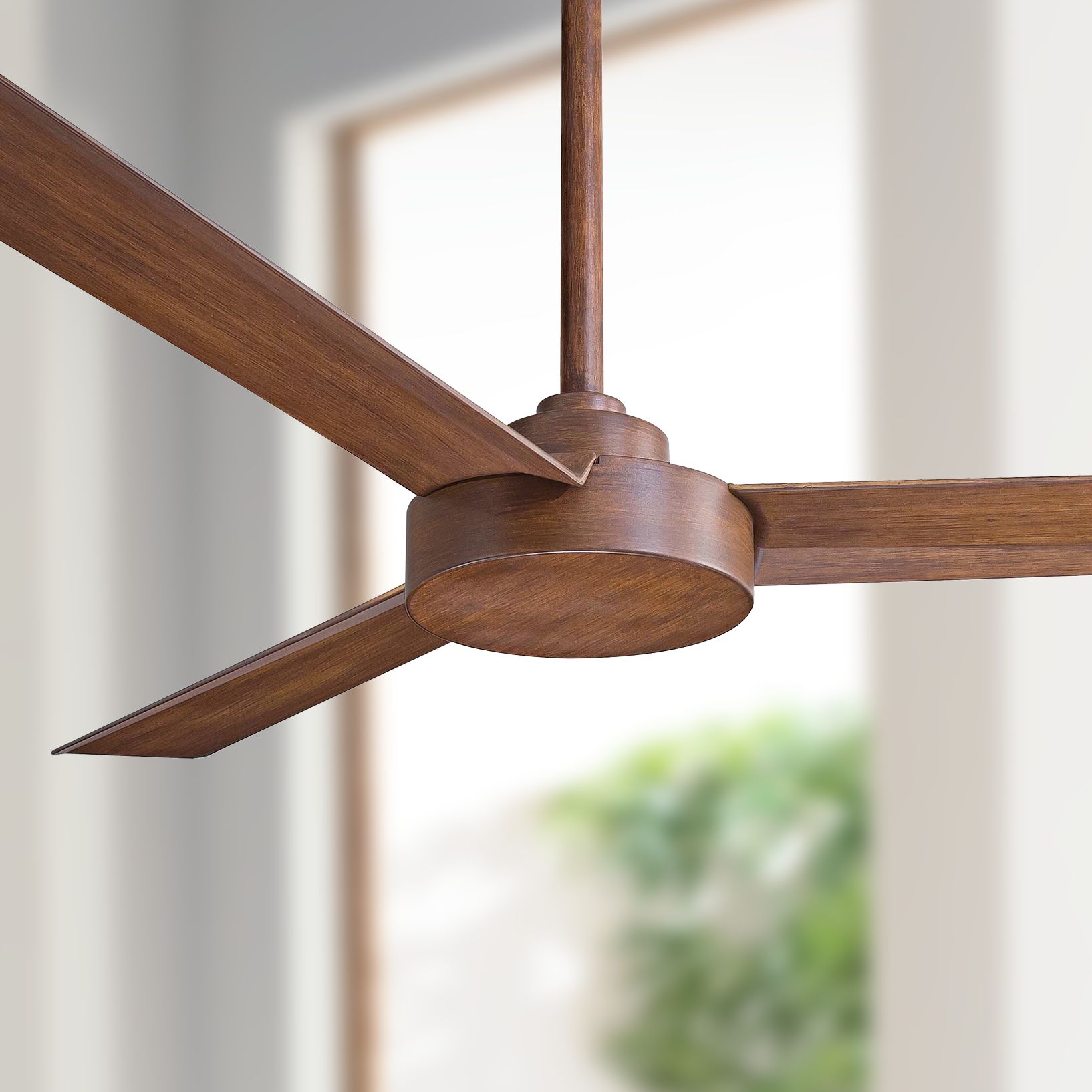 52" Minka Aire Roto Distressed Koa Ceiling Fan 6K647 Lamps Plus
