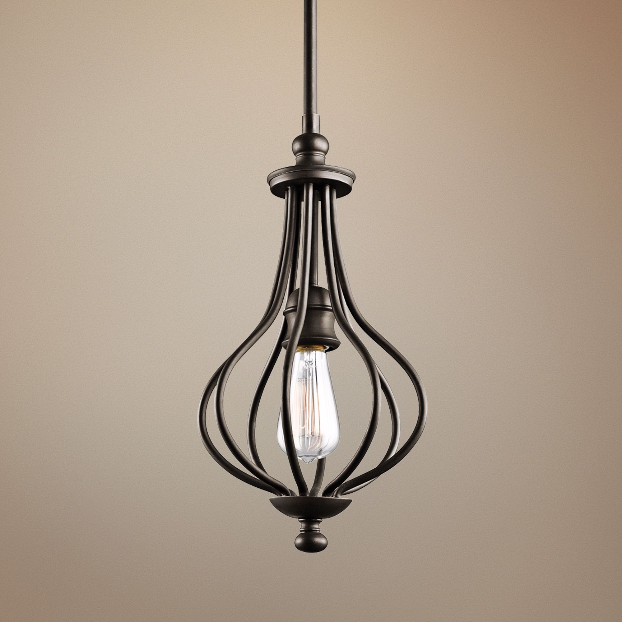 Kichler Kensington 8 1/4" Wide Olde Bronze Mini Pendant 6M066