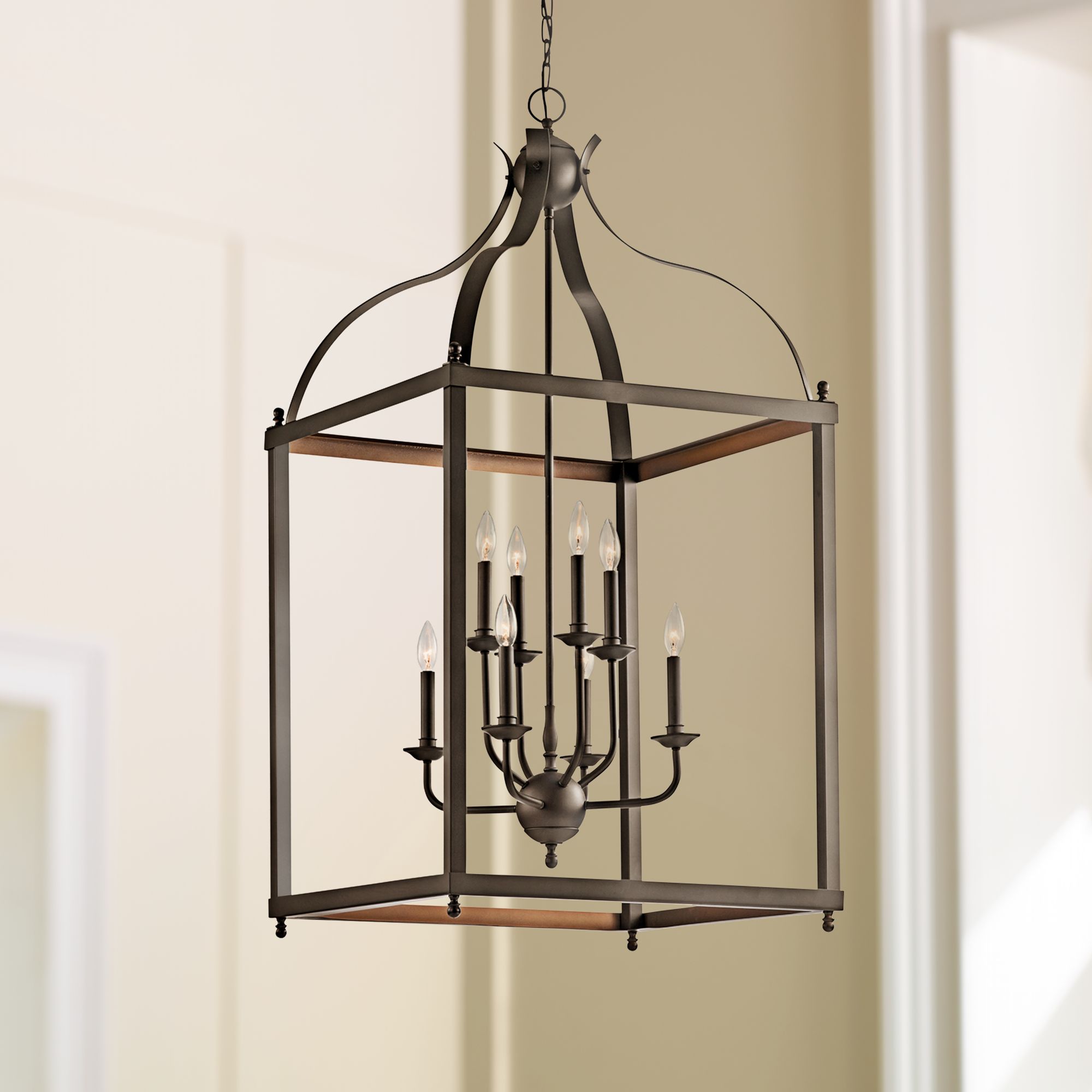 Kichler Larkin 24" Wide Olde Bronze Foyer Pendant Light 6P587