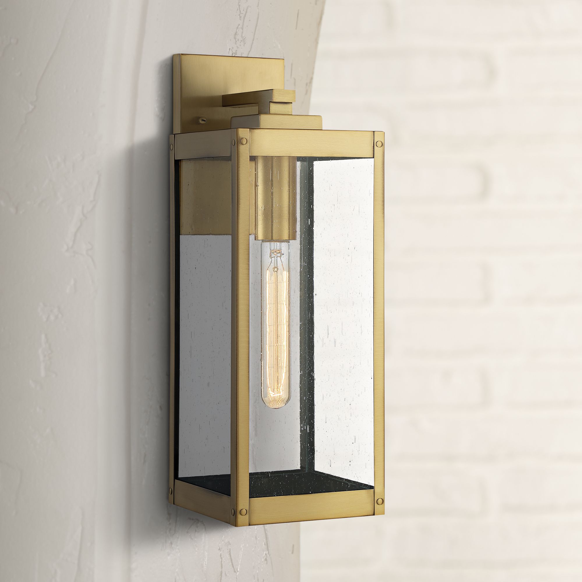 Brushed Brass Outdoor Lighting Outdoor Lighting Ideas