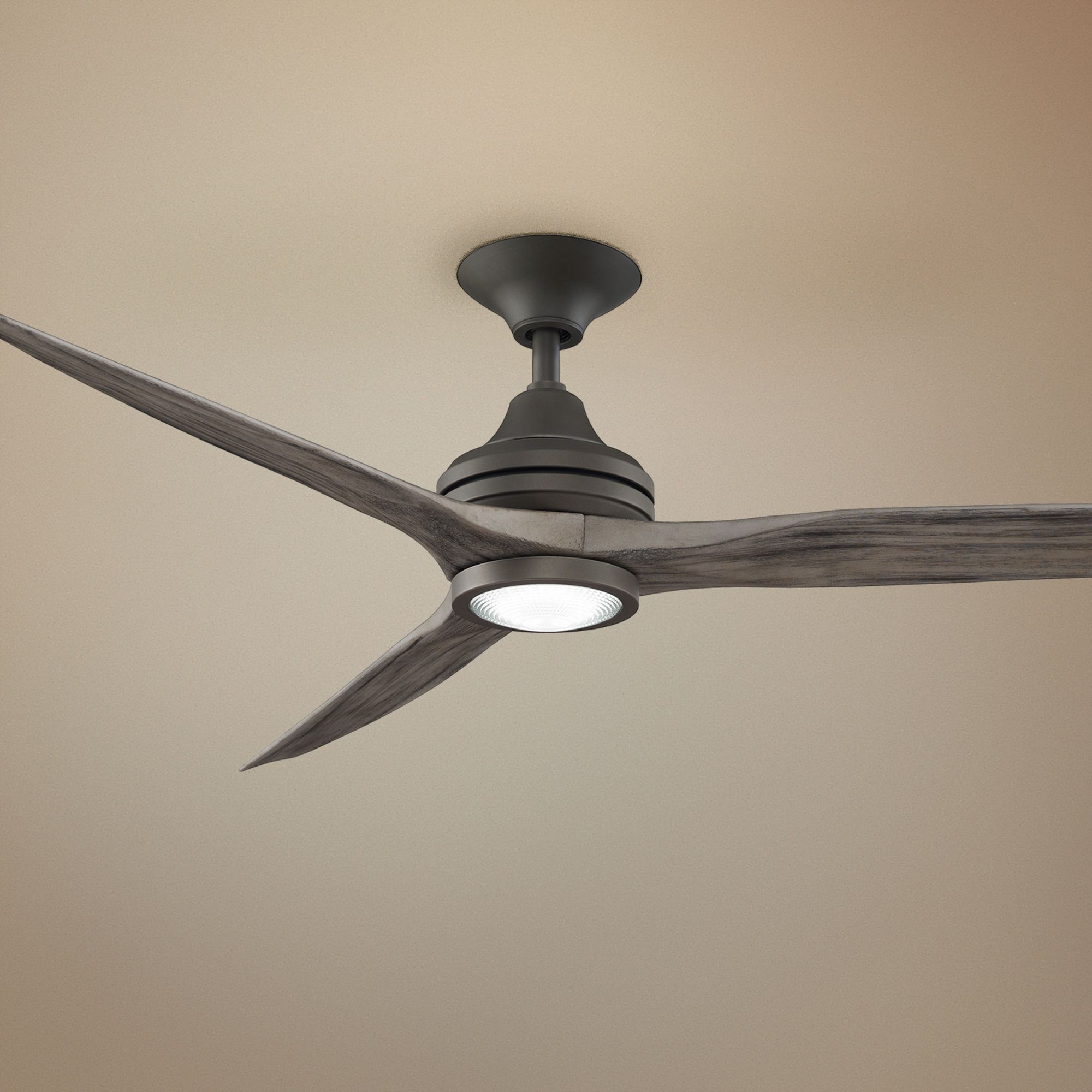 60" Fanimation Spitfire Custom Matte Greige LED Ceiling Fan 71M53