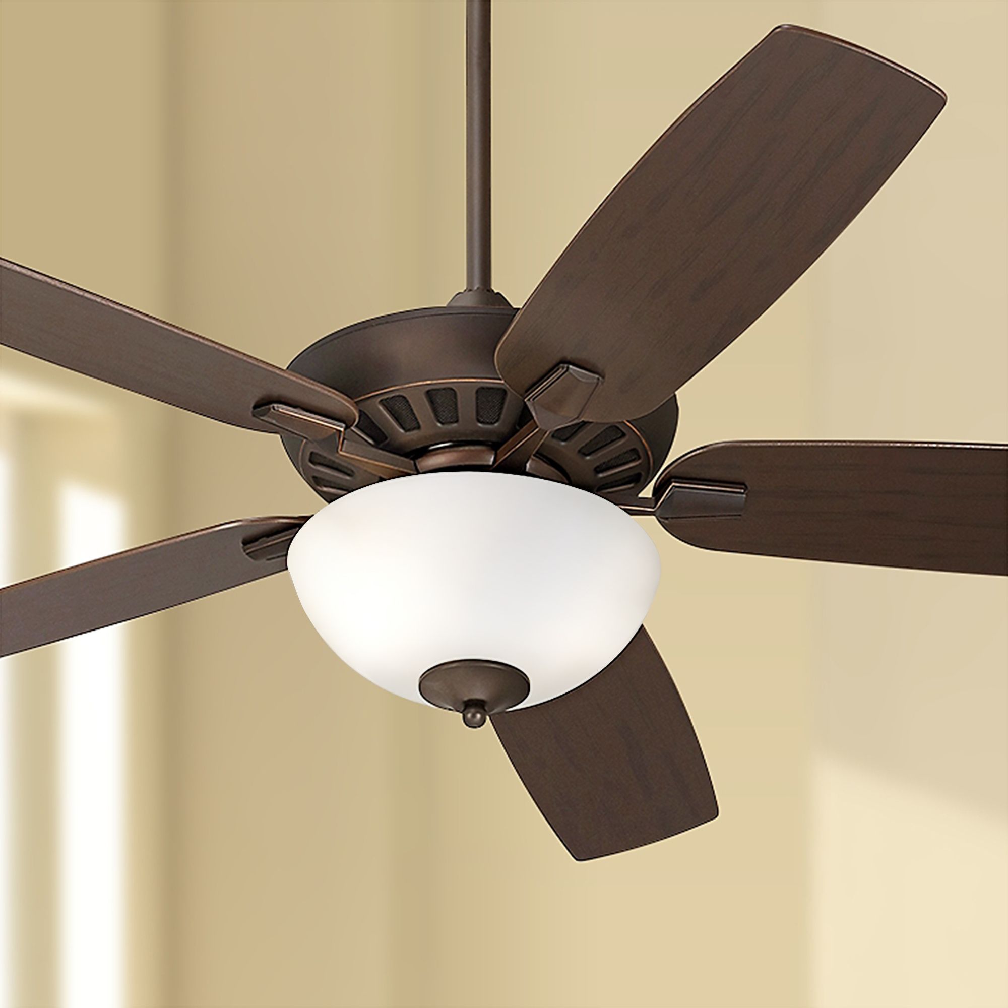 52" Casa DeltaWing Bronze Outdoor Ceiling Fan 4F570 Lamps Plus