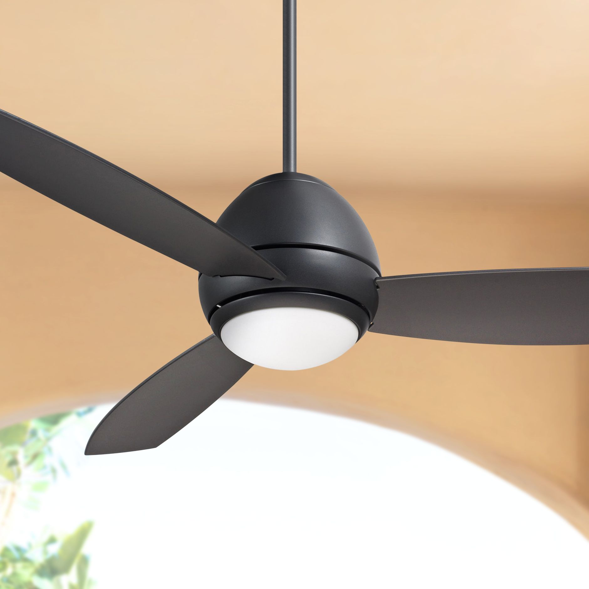 52" Emerson Curva Graphite LED Outdoor Ceiling Fan 76F09 Lamps Plus