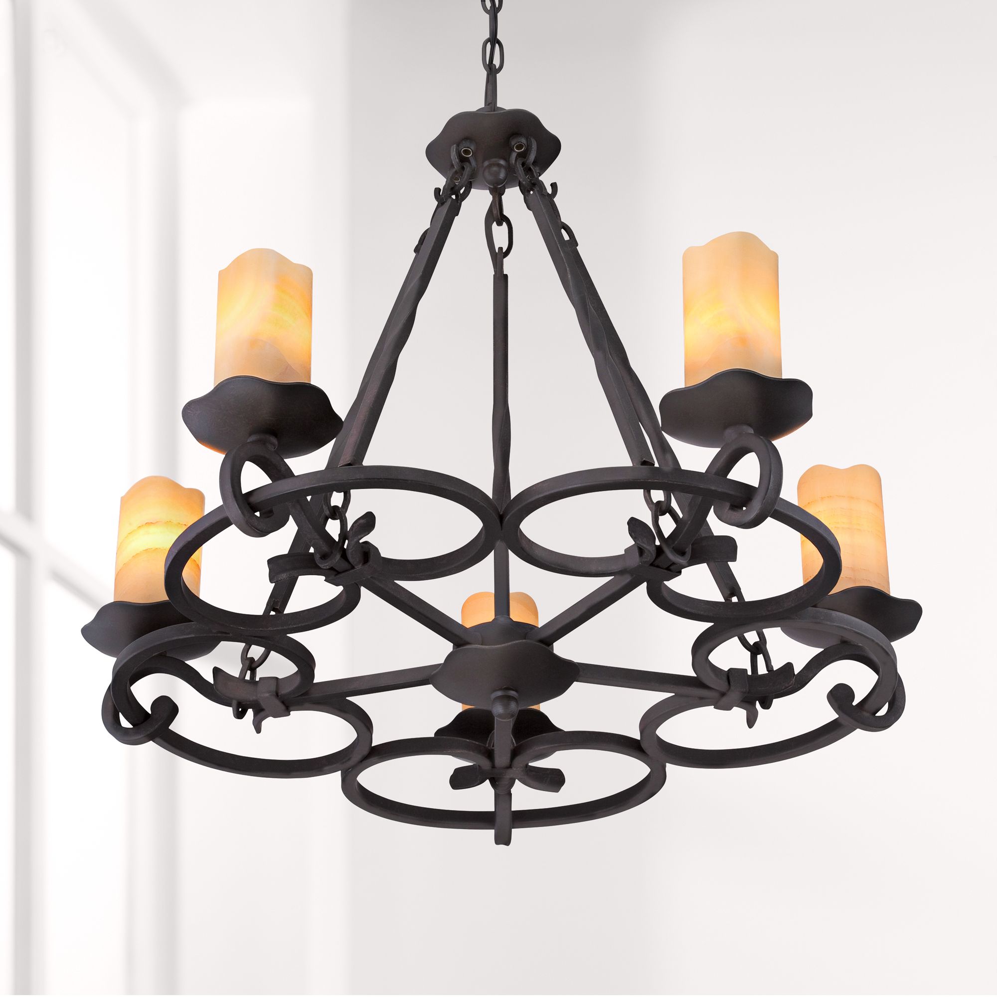 Kathy Ireland Venezia 12Light 28" Wide Bronze Chandelier X4971