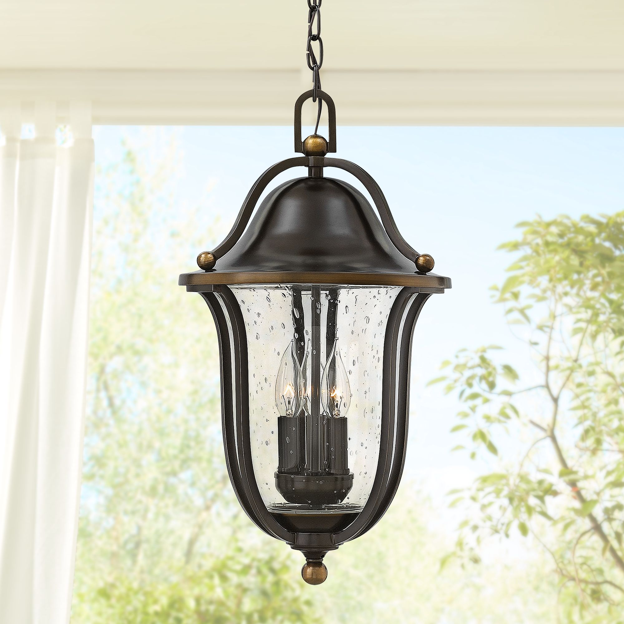 Hinkley Bolla 20 1/2" High Olde Bronze Outdoor Hang Light 7V735