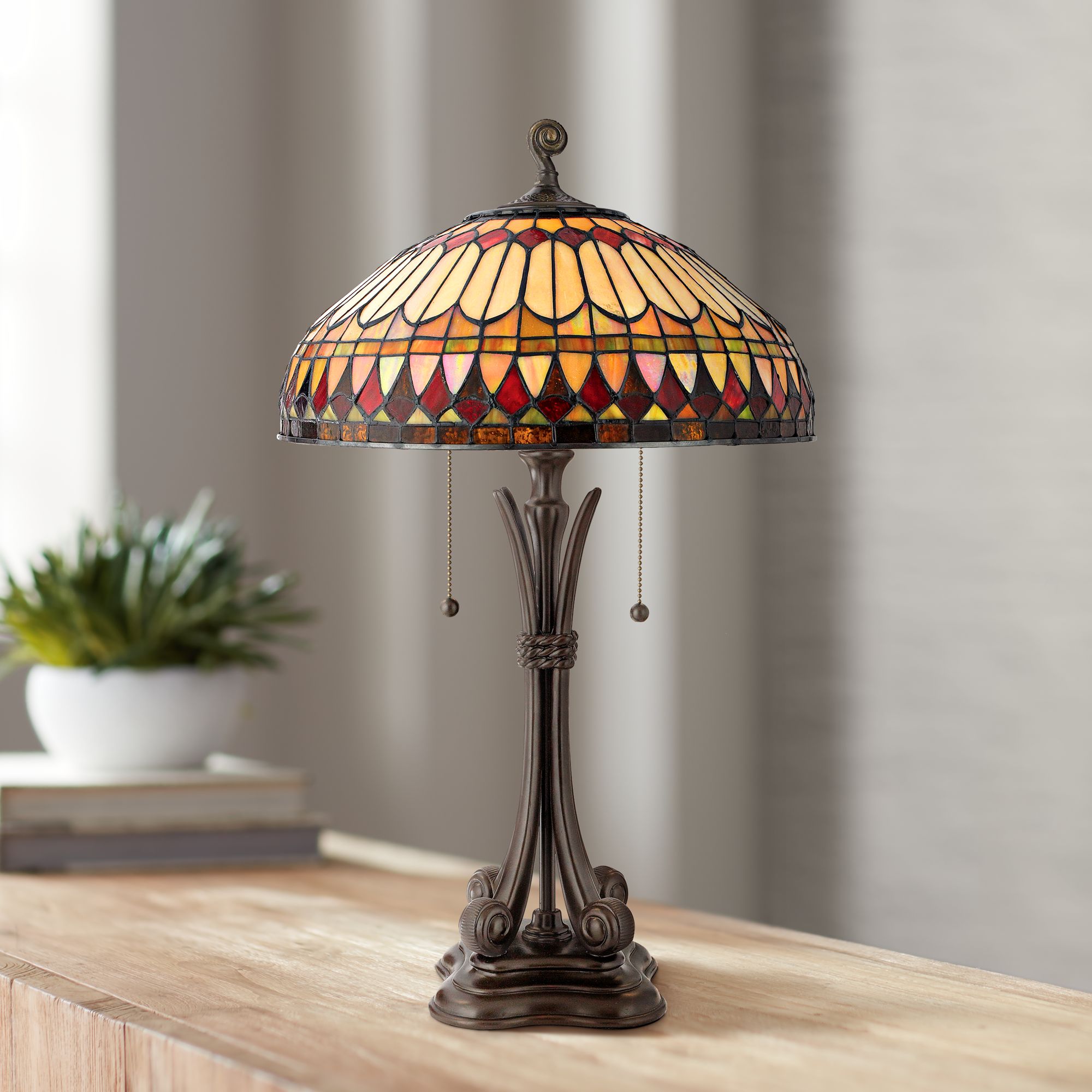 Western Place TiffanyStyle Table Lamp 85267 Lamps Plus