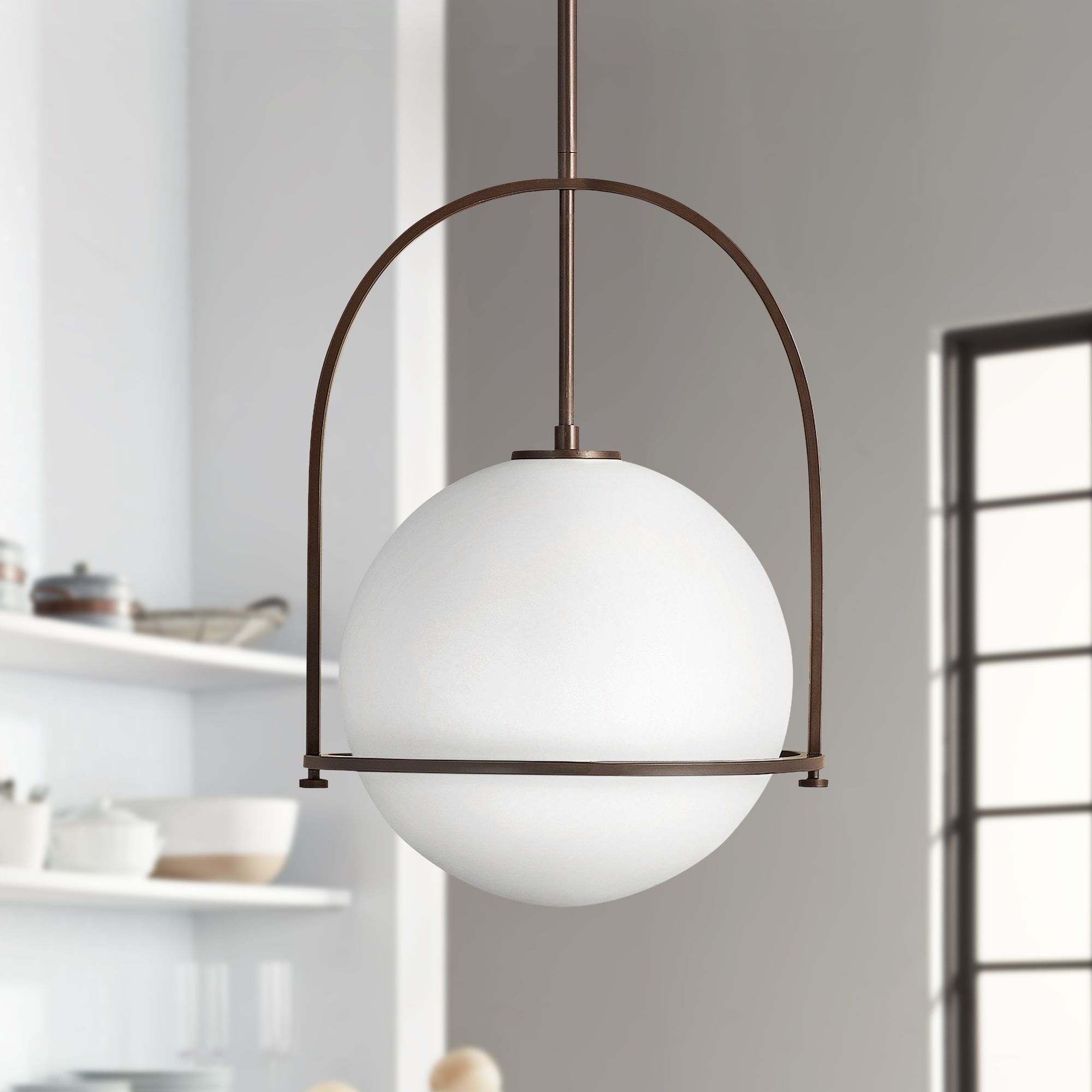 Hinkley Somerset 15 1/2" Wide Buckeye Bronze Pendant Light 86G71