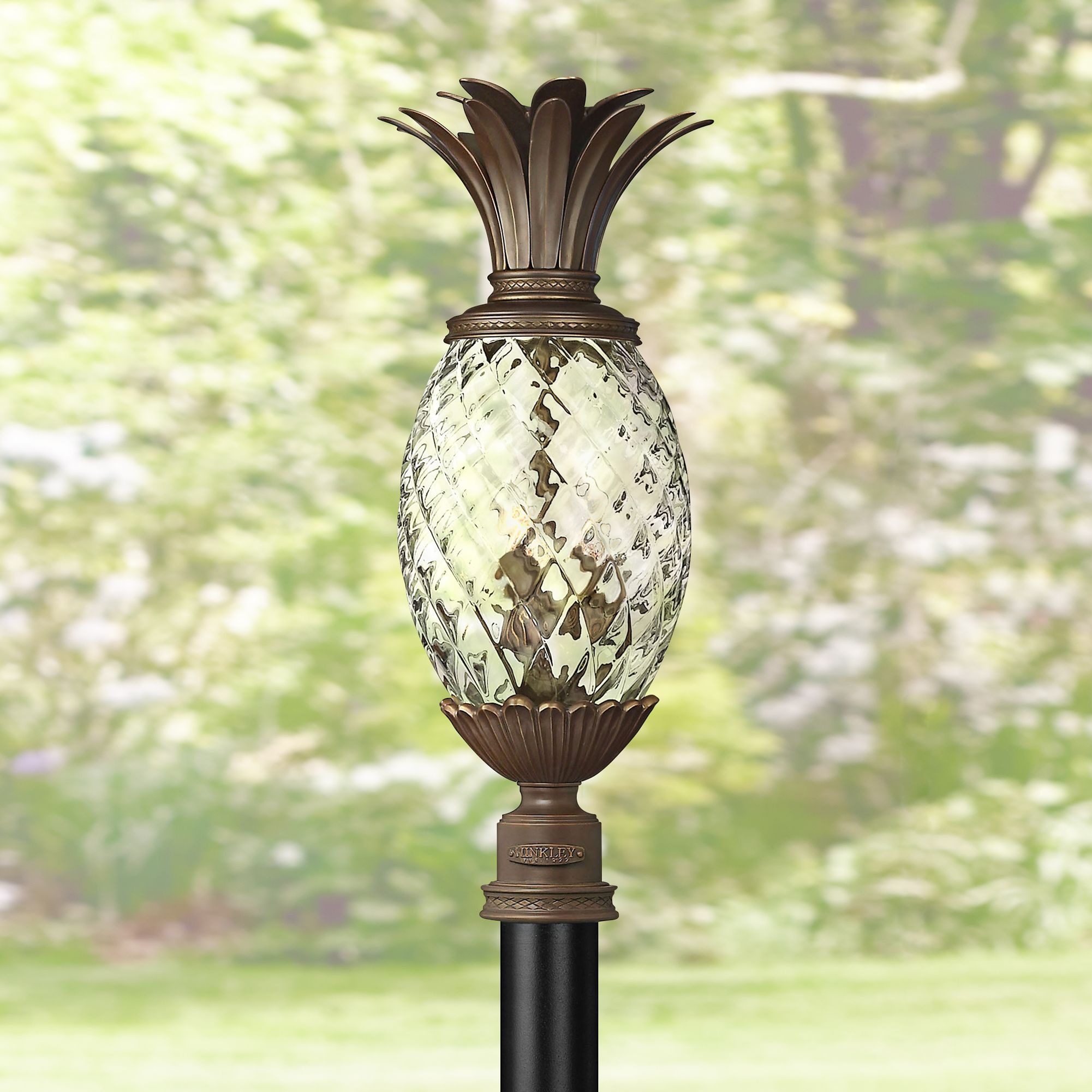 Pineapple Outdoor Light Post Outdoor Lighting Ideas
