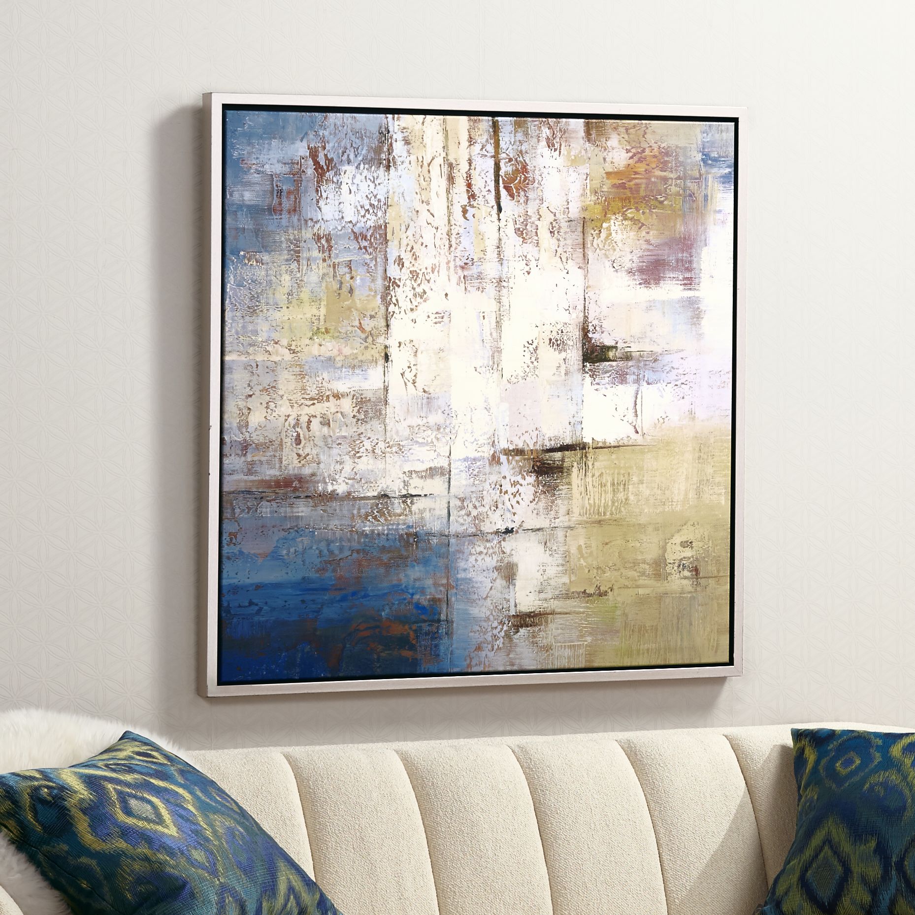 City Squared 43" Square Framed Giclee Wall Art 8K643 Lamps Plus