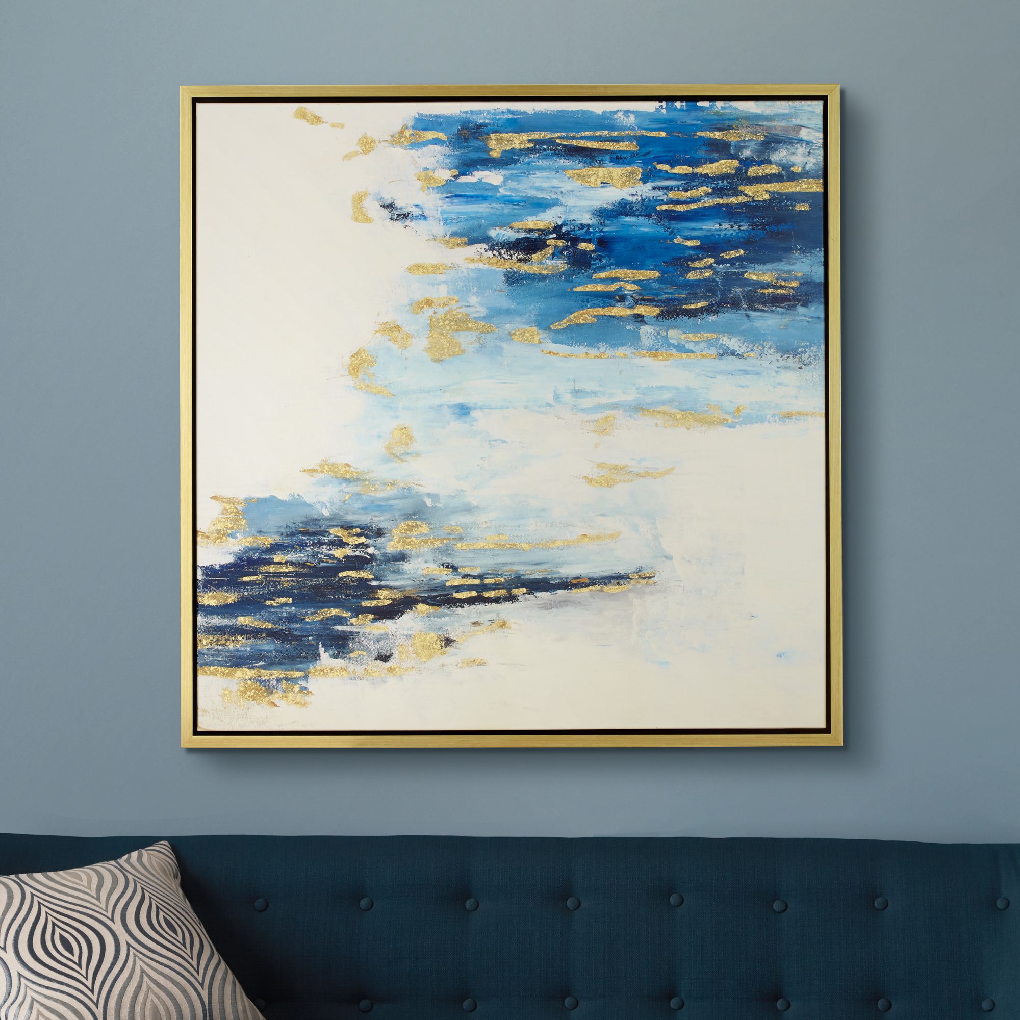 Getting Into My Space 43" Square Framed Giclee Wall Art 8K652