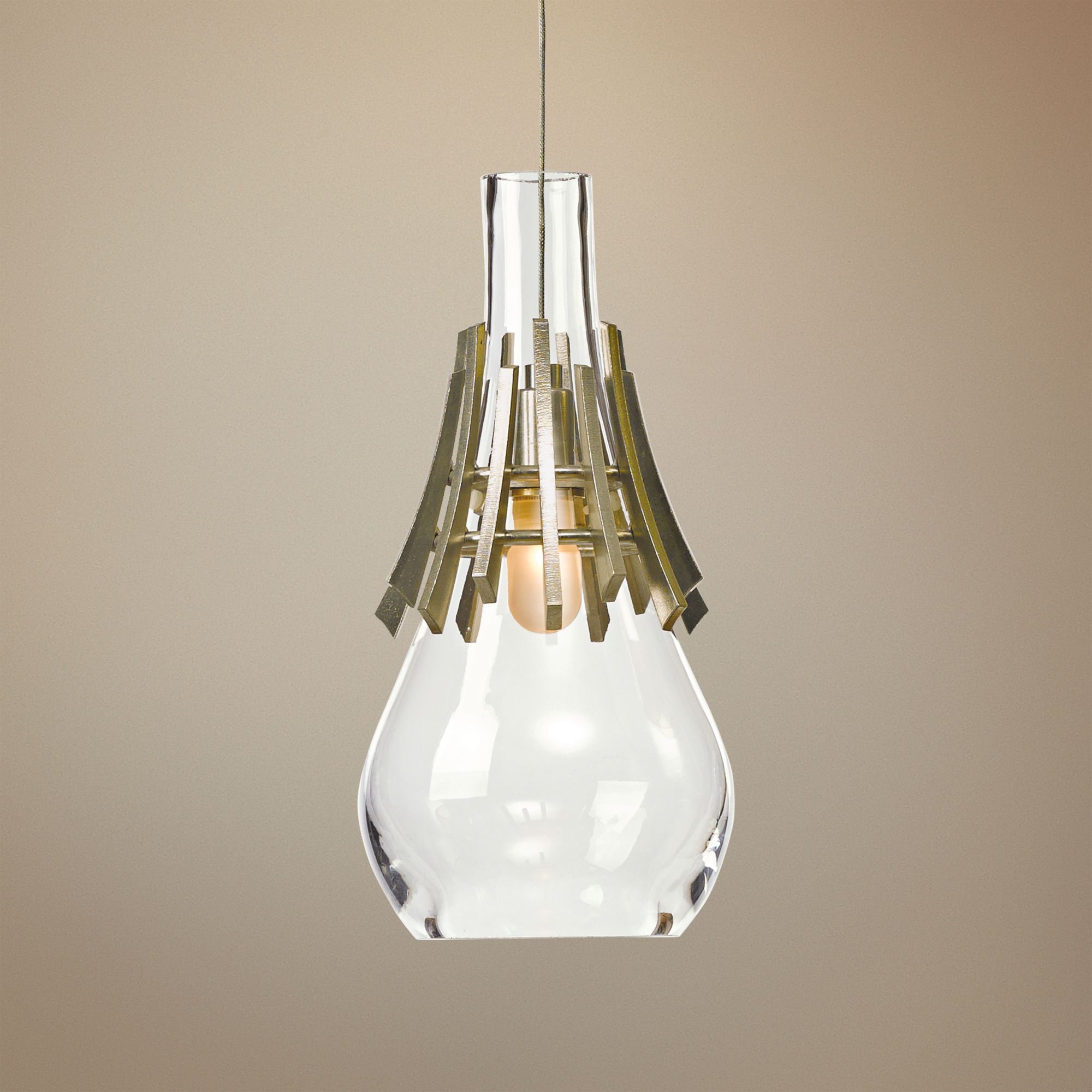 Hubbardton Colette Soft Gold 6"W Mini Pendant 8R310 Lamps Plus