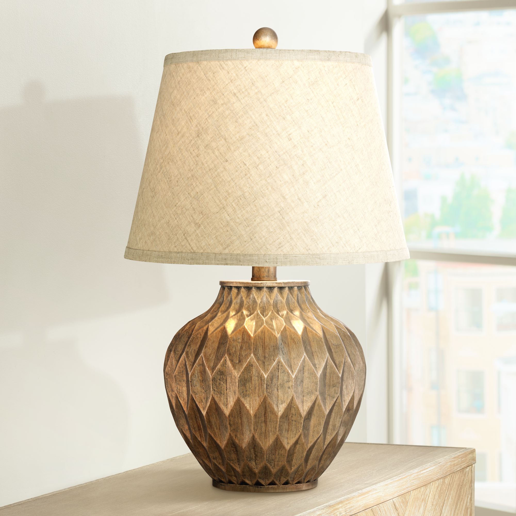 Buckhead Bronze 22" High Small Urn Table Lamp 8W548 Lamps Plus