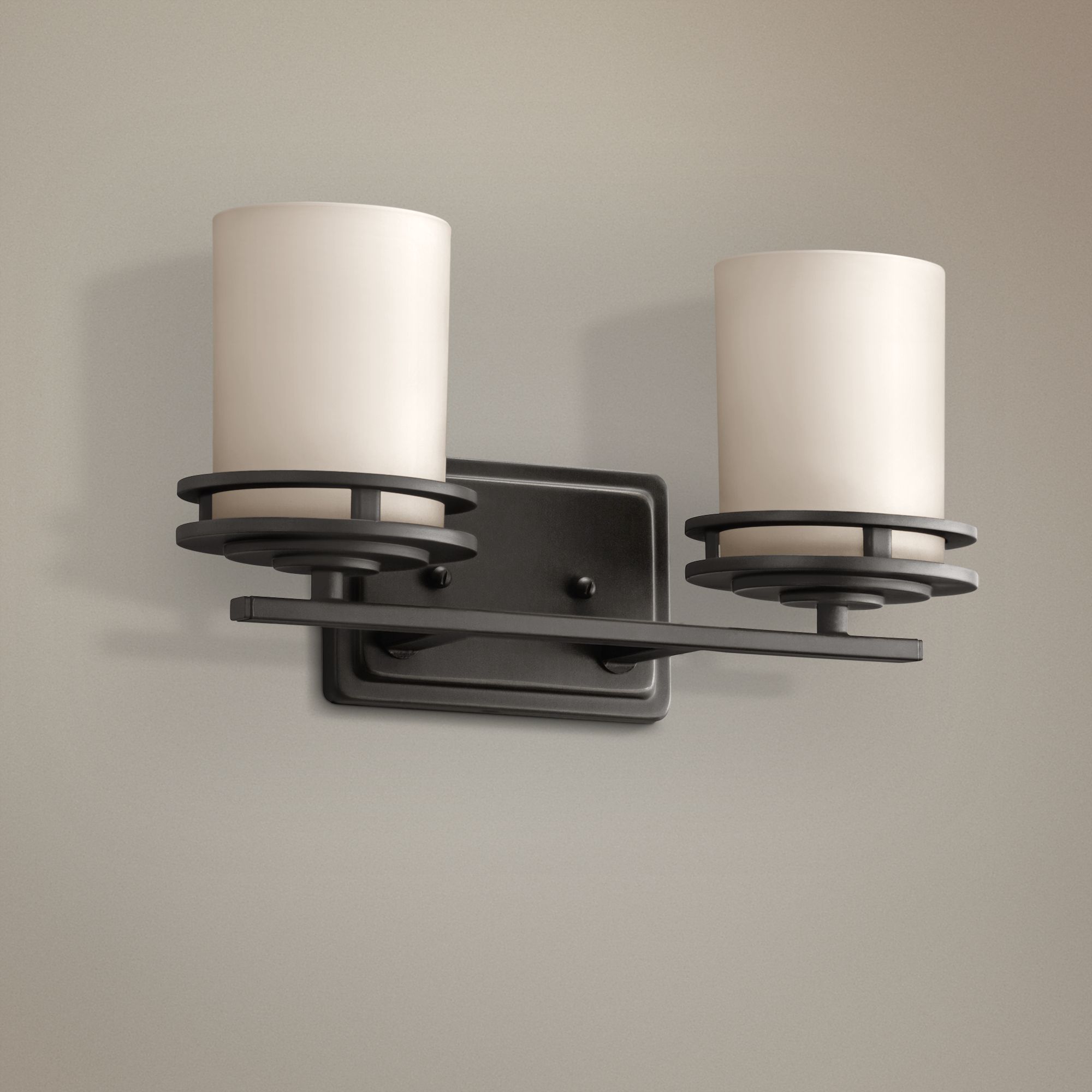 Hendrik Bronze 14 1/2" Wide Bathroom Light Fixture 93442 Lamps Plus