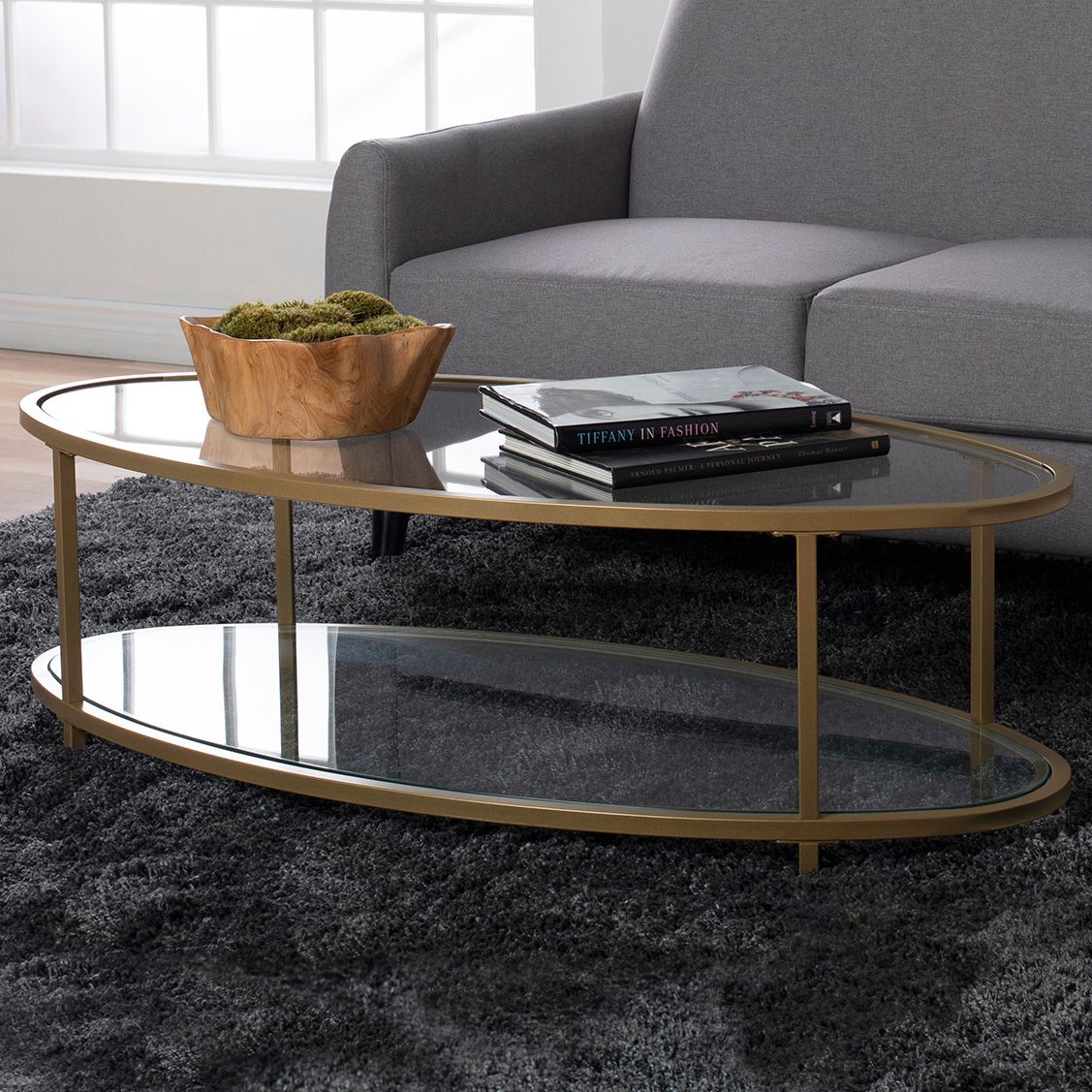Oval Glass Top Coffee Table Gold Coffee Table Design Ideas